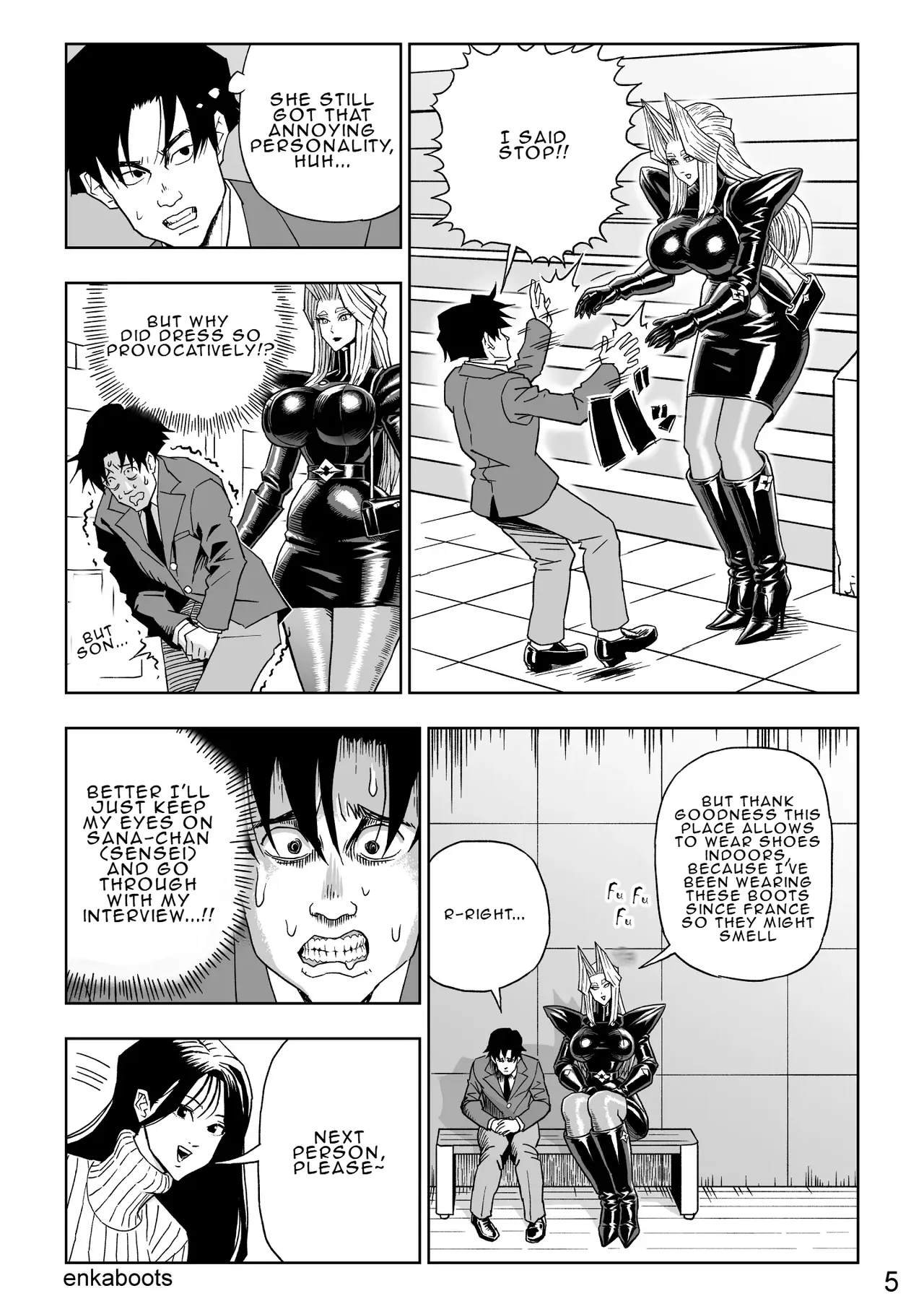 Manga 3 “My Stepmother is a Leather Queen” — preview page 9