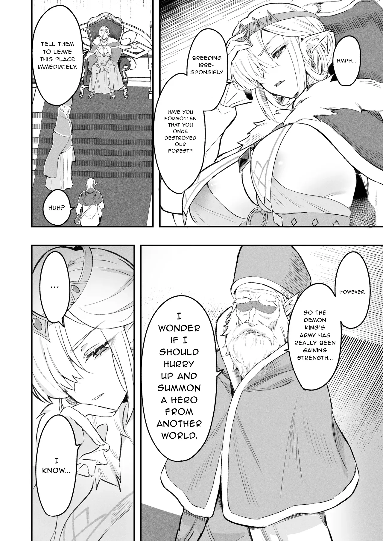 Elf no Joou to Mithril no Chinko – The elf Queen and the Mithril phallus — preview page 3