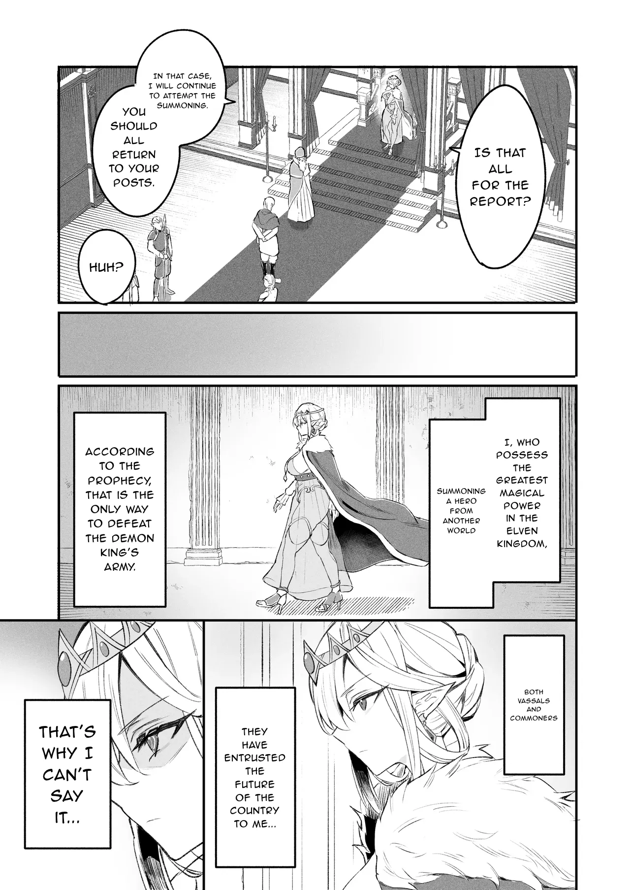 Elf no Joou to Mithril no Chinko – The elf Queen and the Mithril phallus — preview page 4