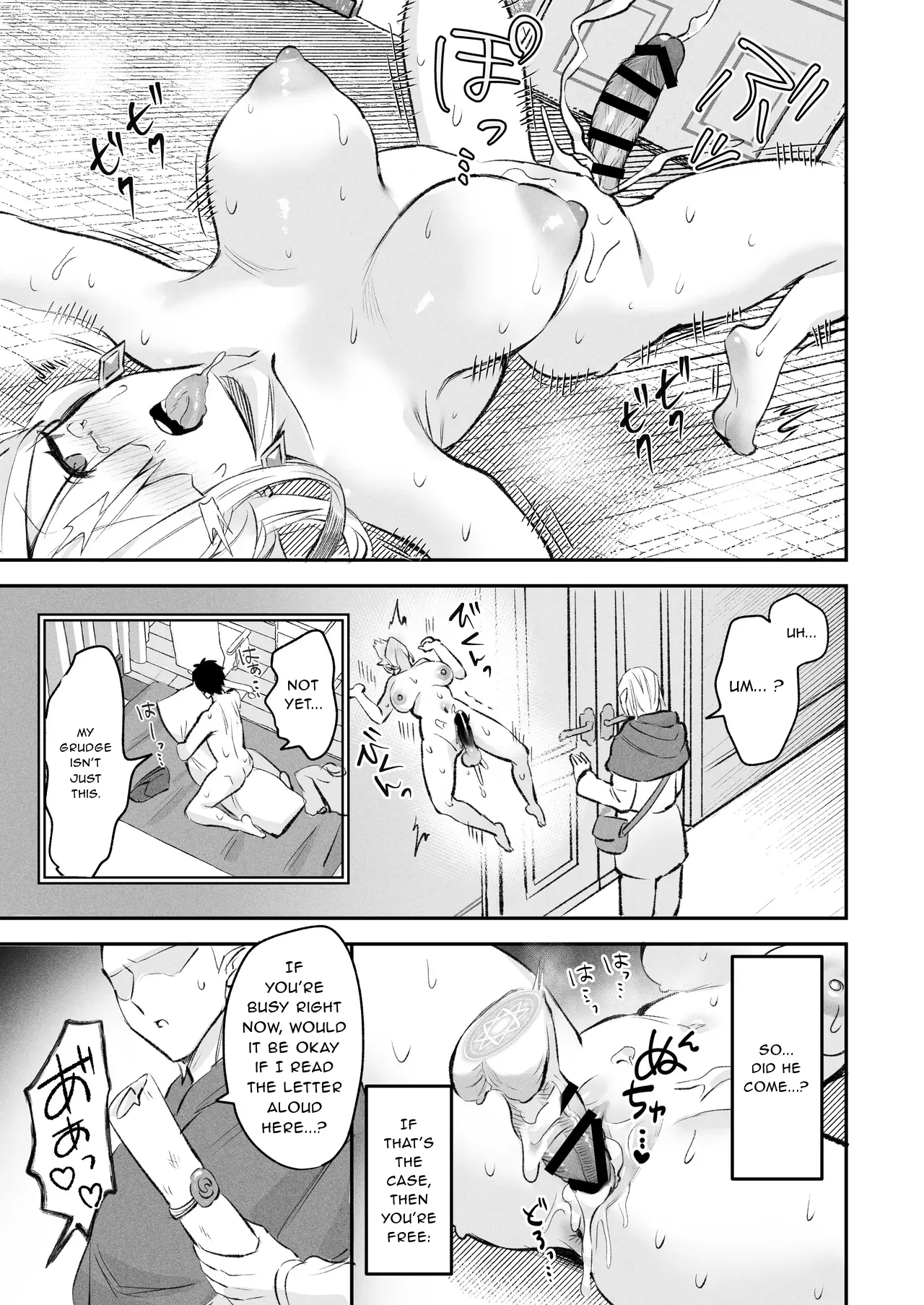 Elf no Joou to Mithril no Chinko – The elf Queen and the Mithril phallus – Chapter 1 – page 28