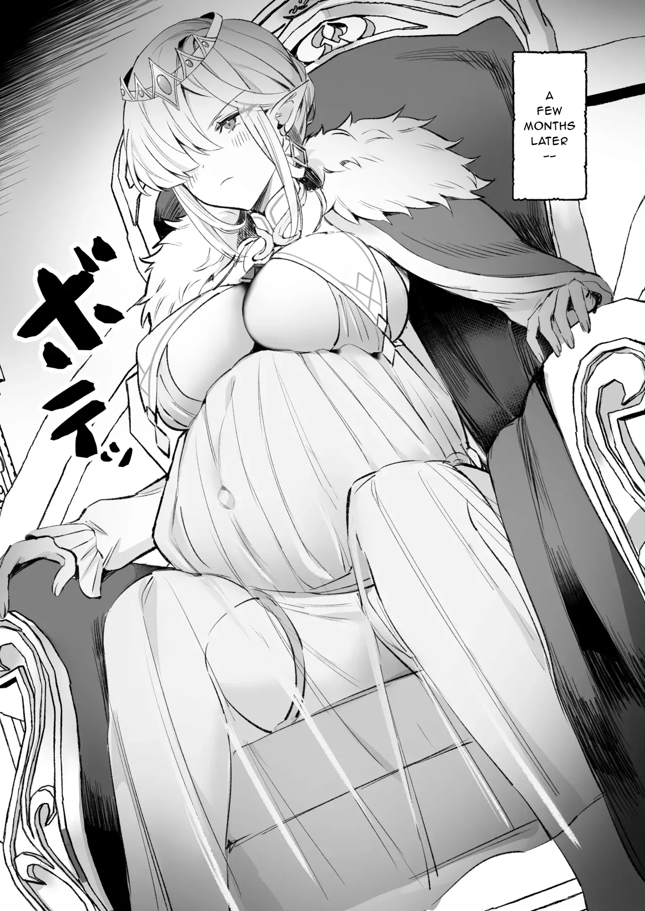 Elf no Joou to Mithril no Chinko – The elf Queen and the Mithril phallus – Chapter 1 – page 35