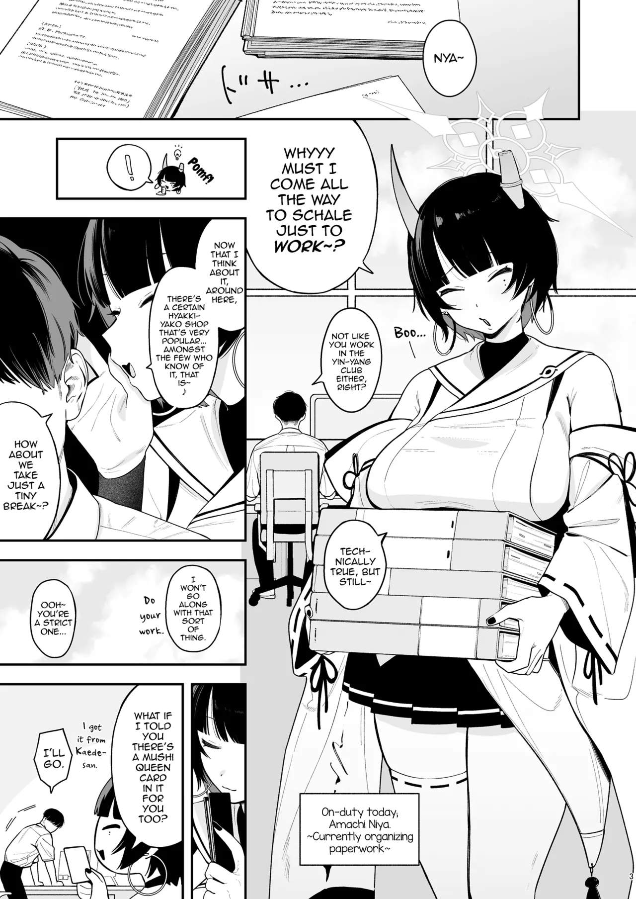 Niya ni Honki Koubi Sekkyou suru Hanashi | Scolding Niya Via Hardcore Sex — preview page 2