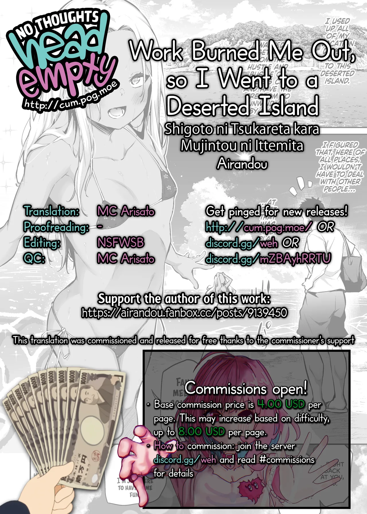 Shigoto ni Tsukareta kara Mujintou ni Ittemita | Work Burned Me Out, so I Went to a Deserted Island — preview page 19