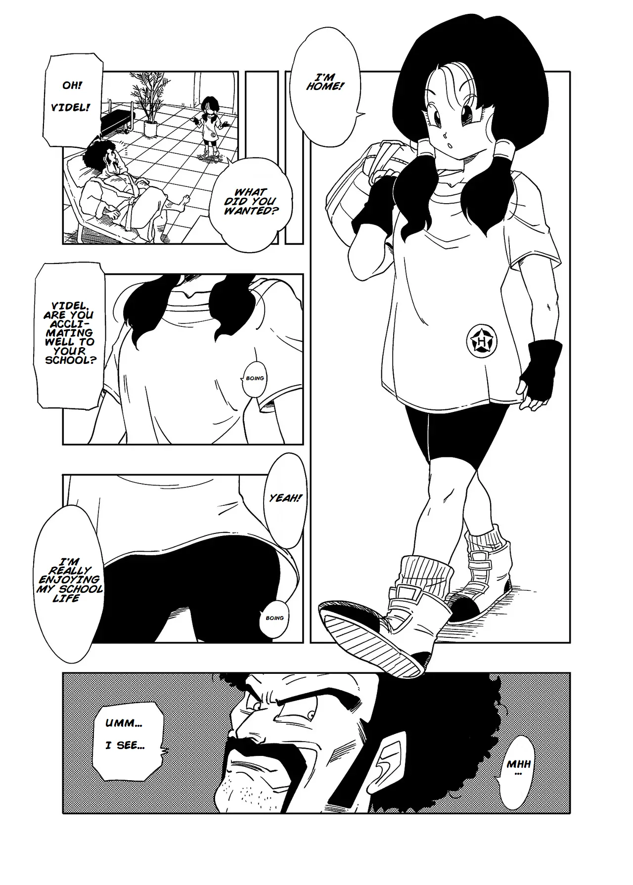 DB-X Satan & Videl Hen — preview page 1