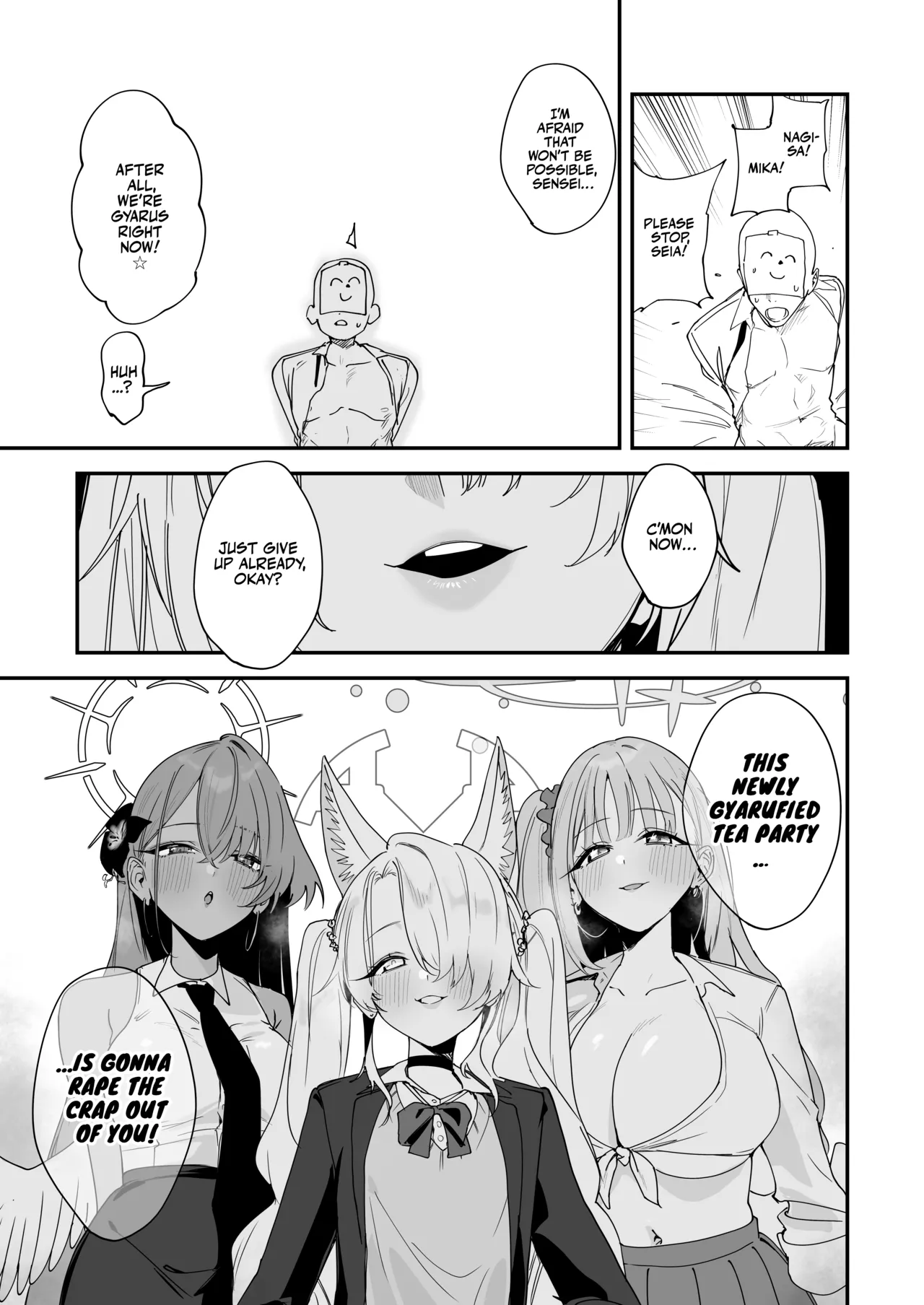 Tea Party ga Ecchi na Gal ni Nacchatta!? | The Tea Party Turned Into A Bunch of GYARUS?! — preview page 6