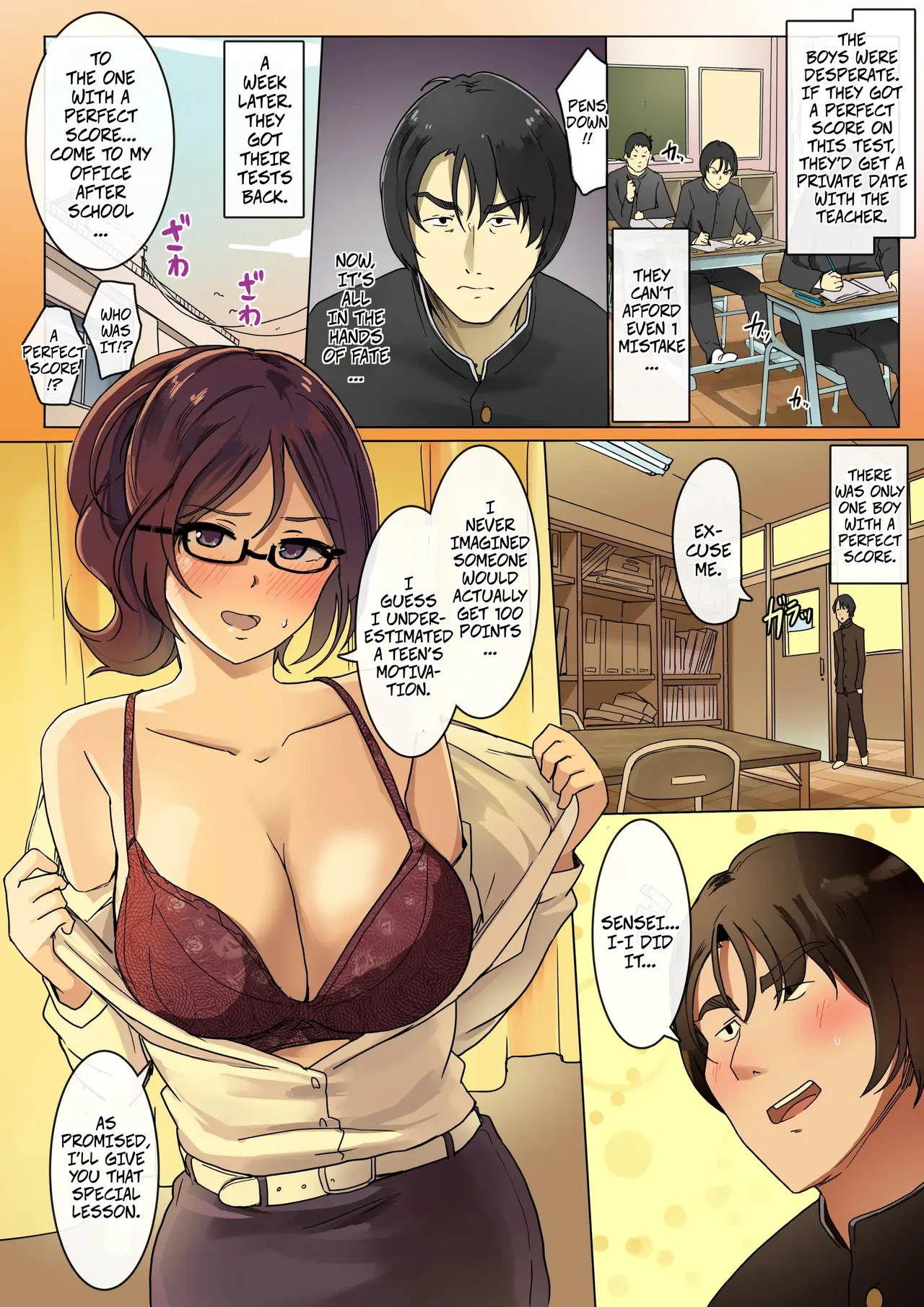 Female Teacher At An All Boys School 1-2 — preview page 8