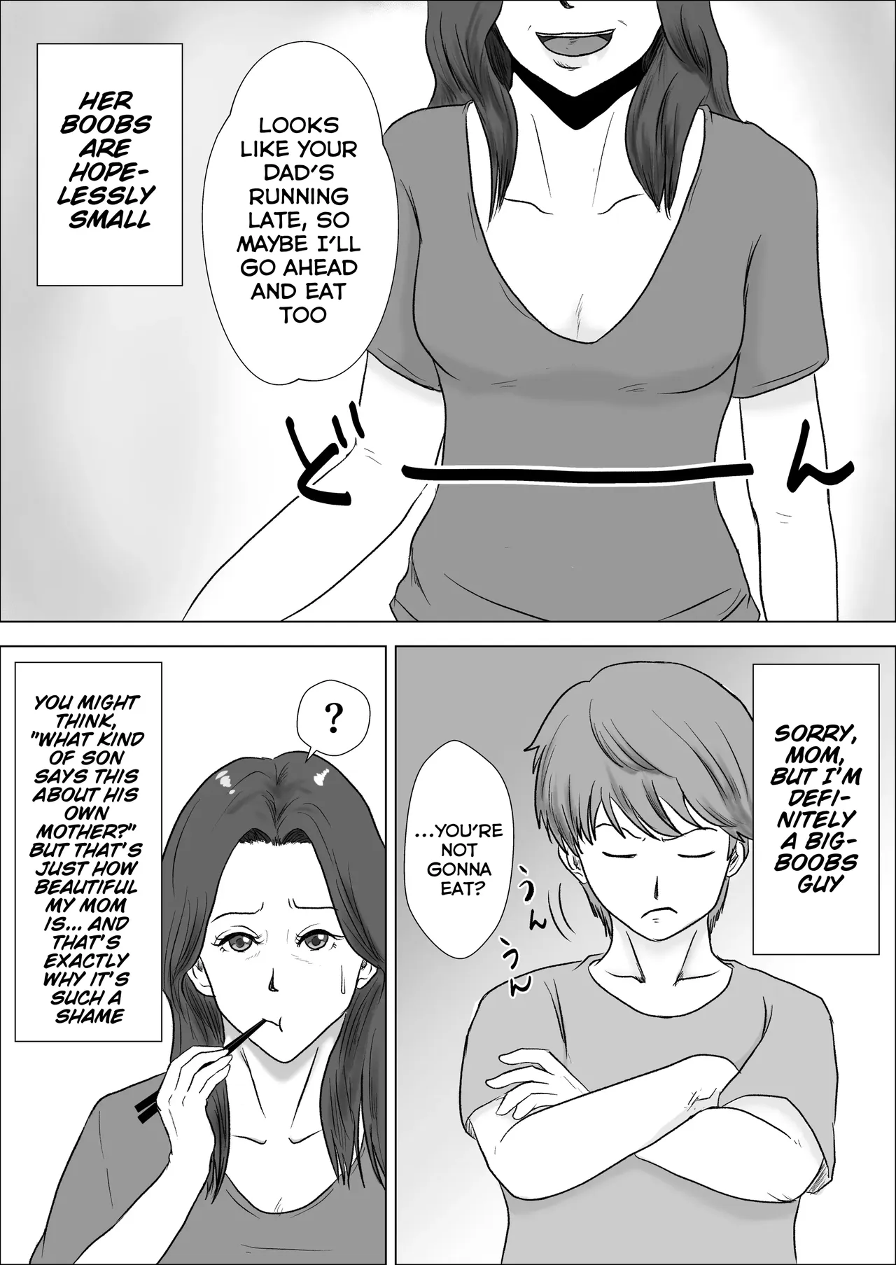 Hinnyuu Jukubo ga Ero Sugiru | My flat-chested Mom is way too hot. — preview page 3