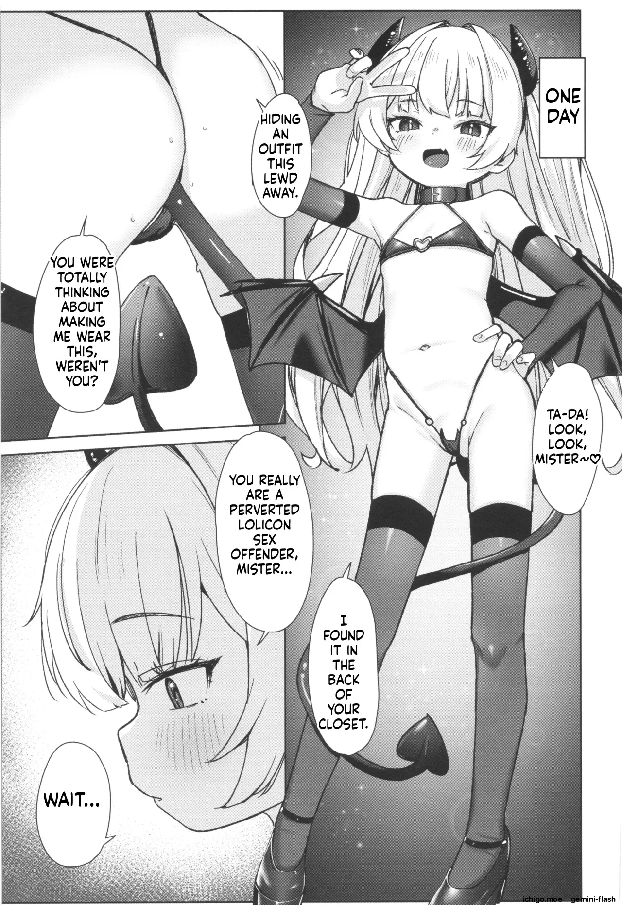 Meikko ga Mesugaki datta node Sekinin motte Wakarasemashita Mesugaki Succubus Toubatsu Hen — preview page 3