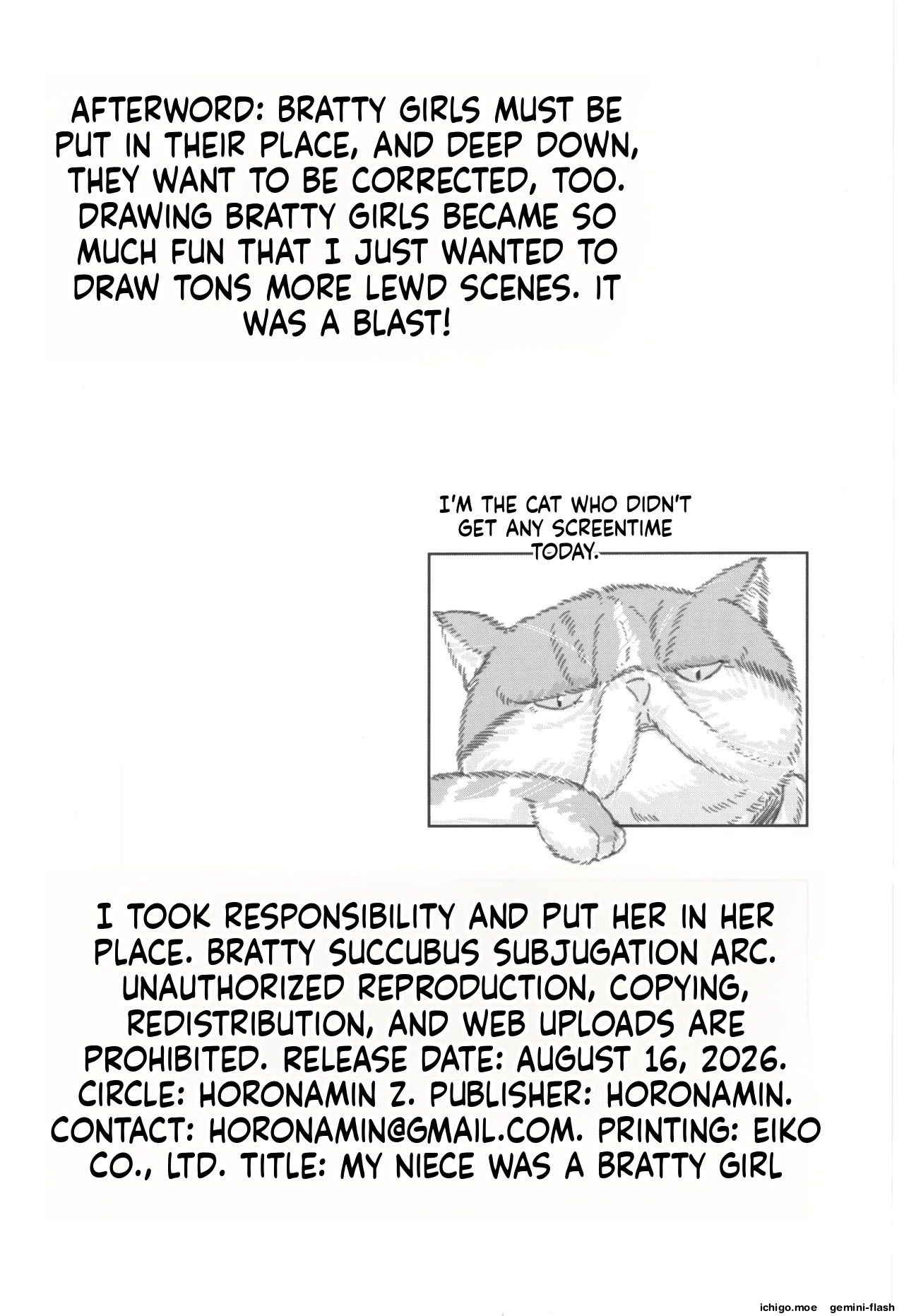 Meikko ga Mesugaki datta node Sekinin motte Wakarasemashita Mesugaki Succubus Toubatsu Hen – Chapter 1 – page 50