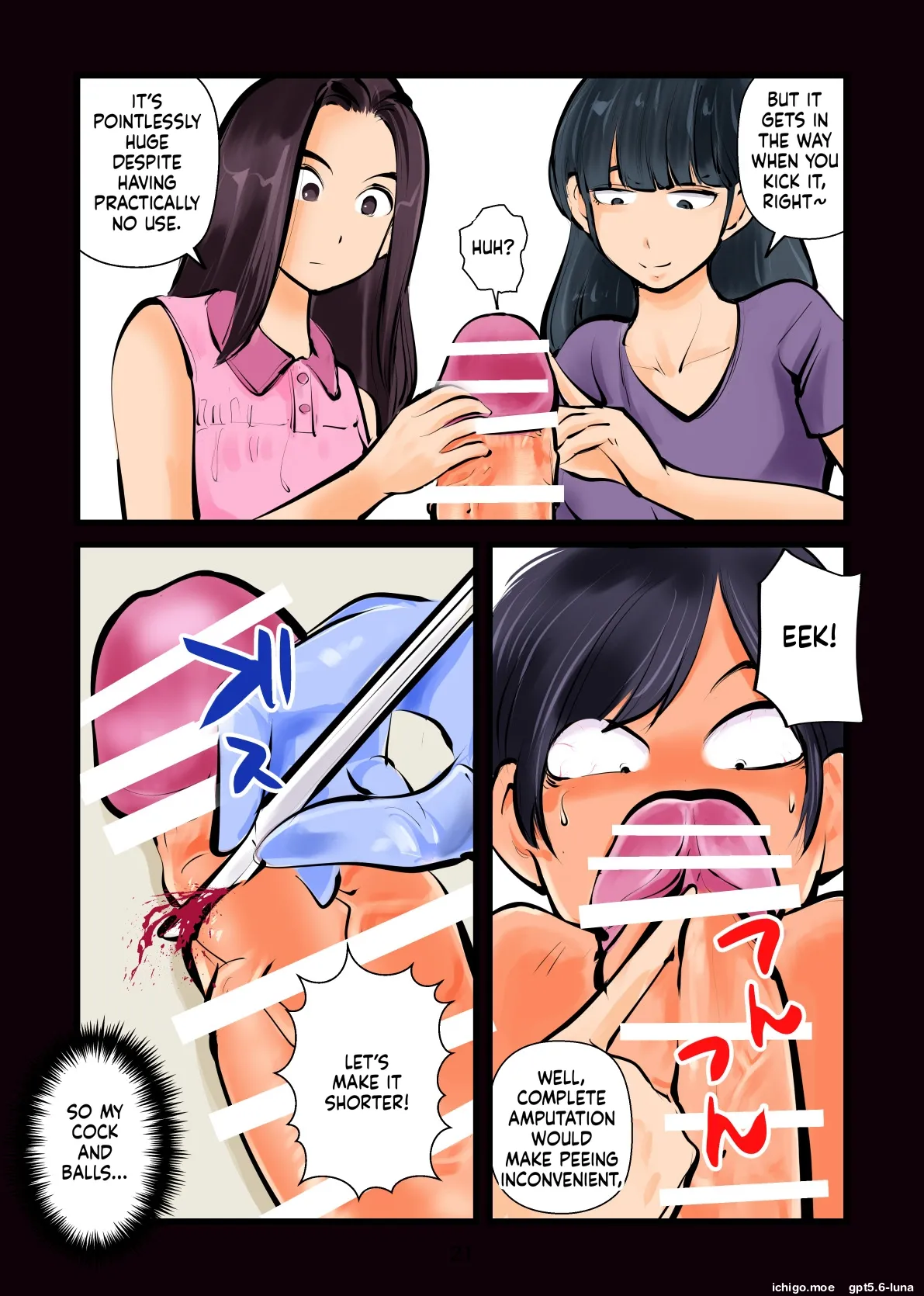 Groin kicking football 2 | Kinkeri Futsal 2 – Chapter 1 – page 22