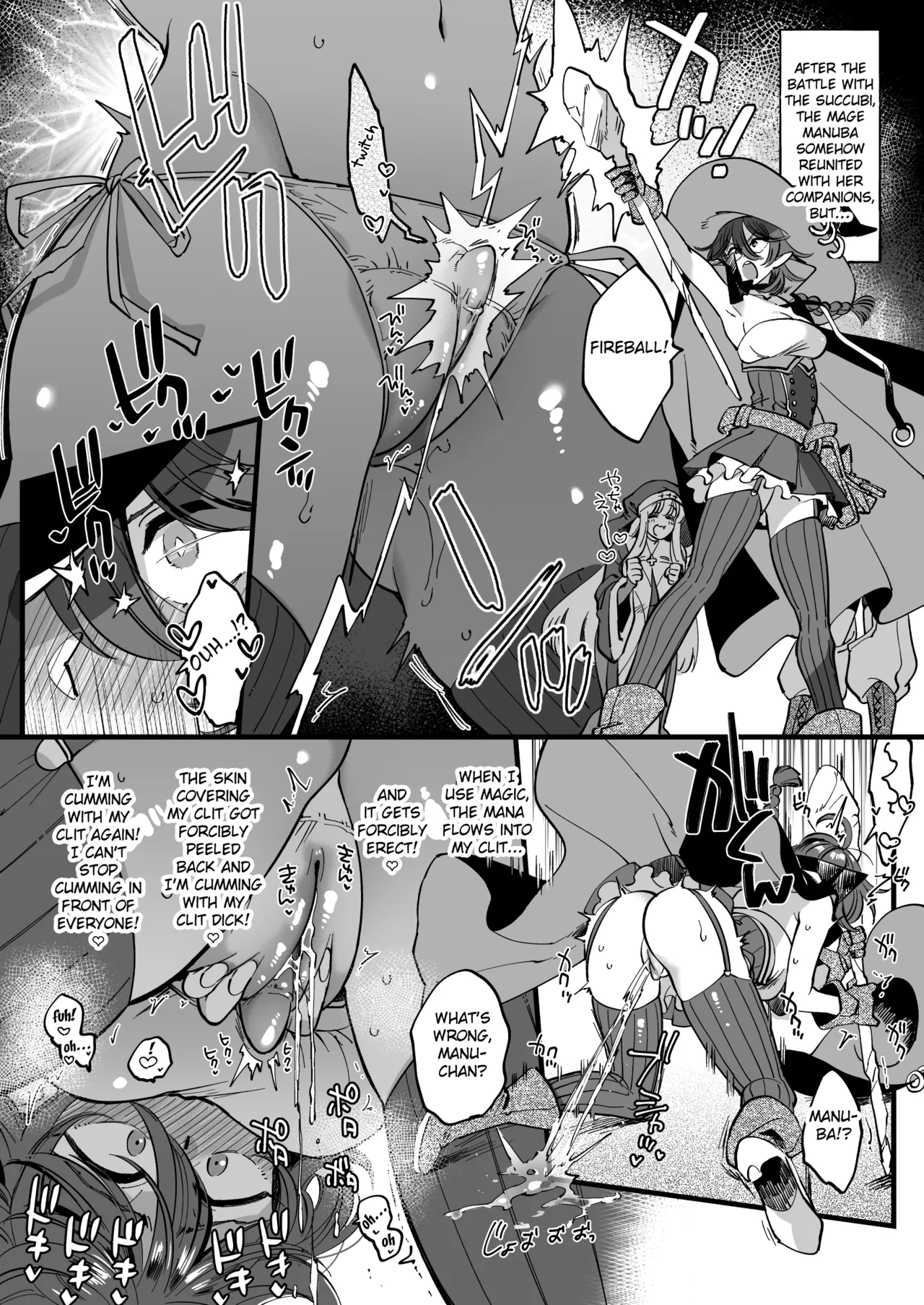 Mahoutsukai Manuba ga REZU SAKYUBASU ni Tsukamatte Hitasura KURI Semesarete Shimau — preview page 4