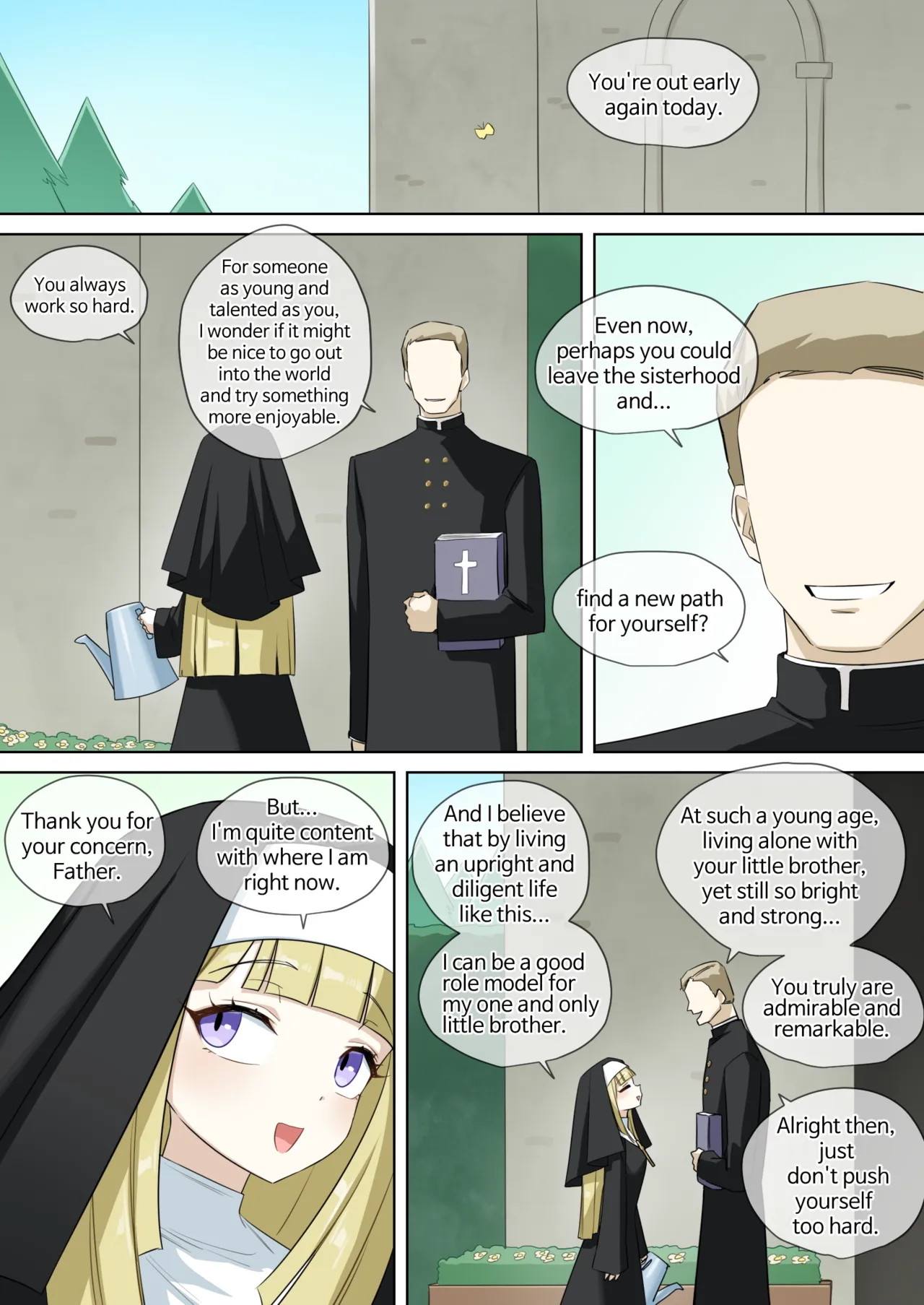 The Nun Who tricks her Sibling – Chapter 1 – page 3