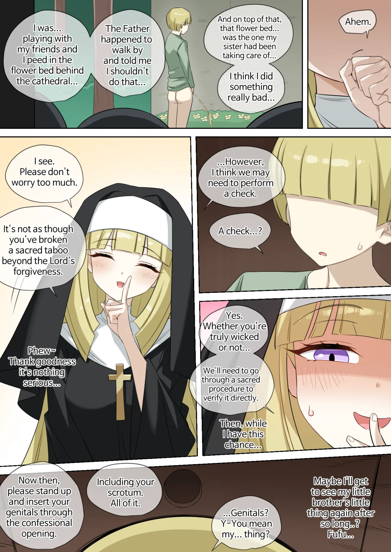 The Nun Who tricks her Sibling – Chapter 1 – page 8