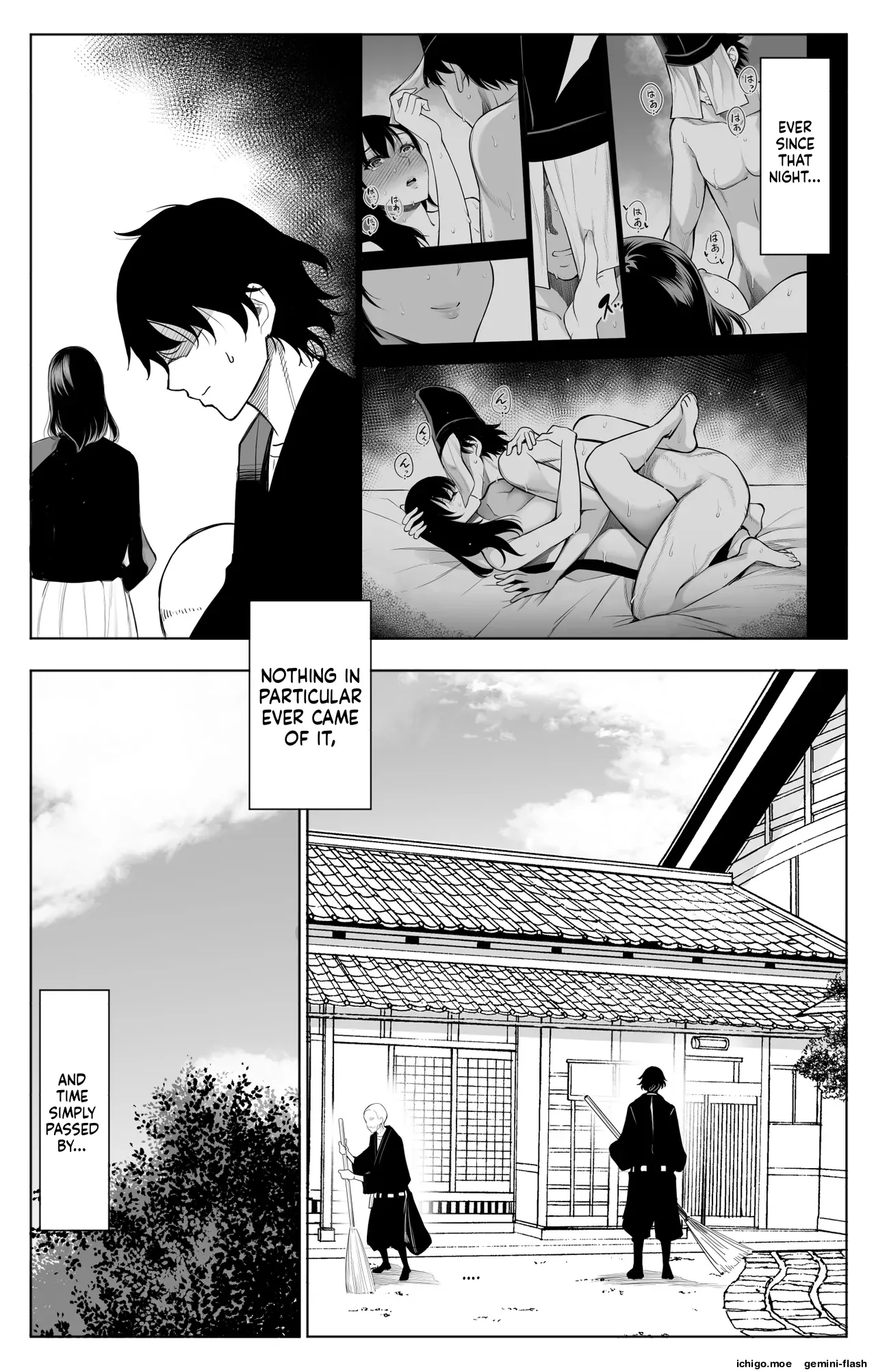 Sanrou -Joukyuu Kokumin no Tsuma ni Tanetsuke Suru Houhou- “NTR” | ~How to Impregnate the Wife of a High-Ranking Citizen~ – Chapter 1 – page 49