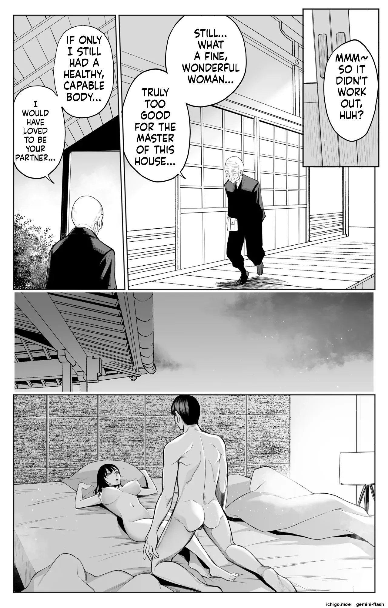 Sanrou -Joukyuu Kokumin no Tsuma ni Tanetsuke Suru Houhou- “NTR” | ~How to Impregnate the Wife of a High-Ranking Citizen~ – Chapter 1 – page 53