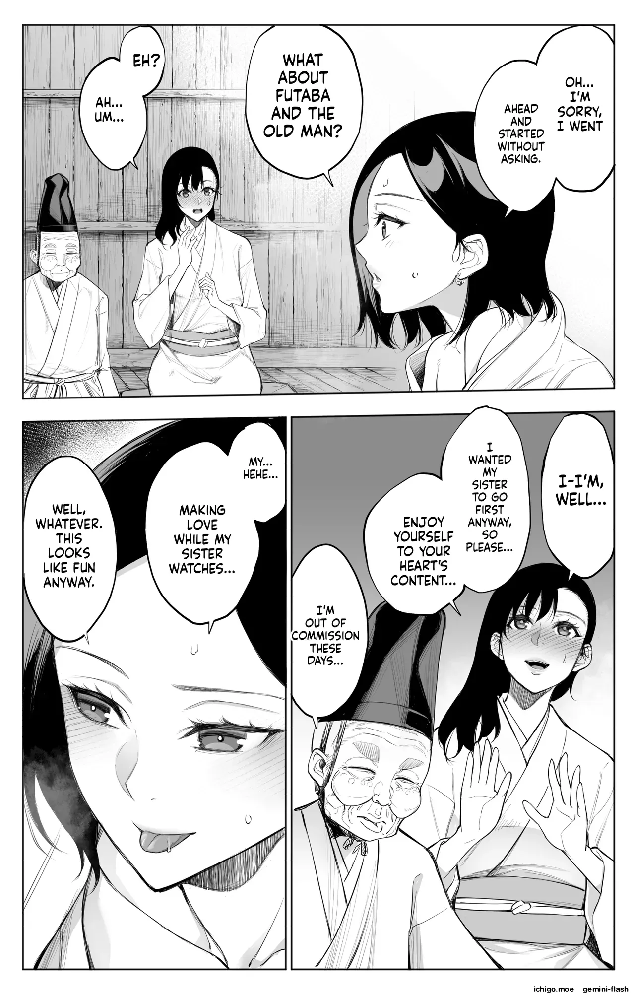 Sanrou -Joukyuu Kokumin no Tsuma ni Tanetsuke Suru Houhou- “NTR” | ~How to Impregnate the Wife of a High-Ranking Citizen~ – Chapter 1 – page 111