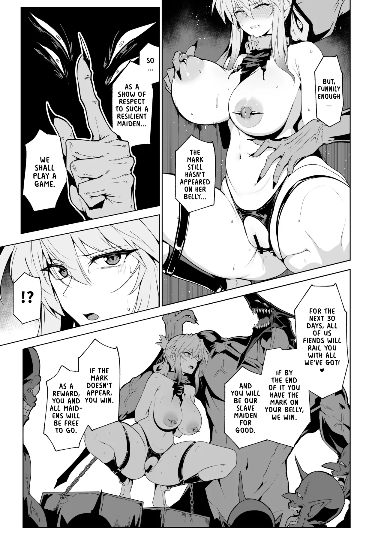 Hama no Miko Ingoku ni Otsu 3 | Exorcist Maidens 3: The Fall to Lustful Hell – Chapter 1 – page 38