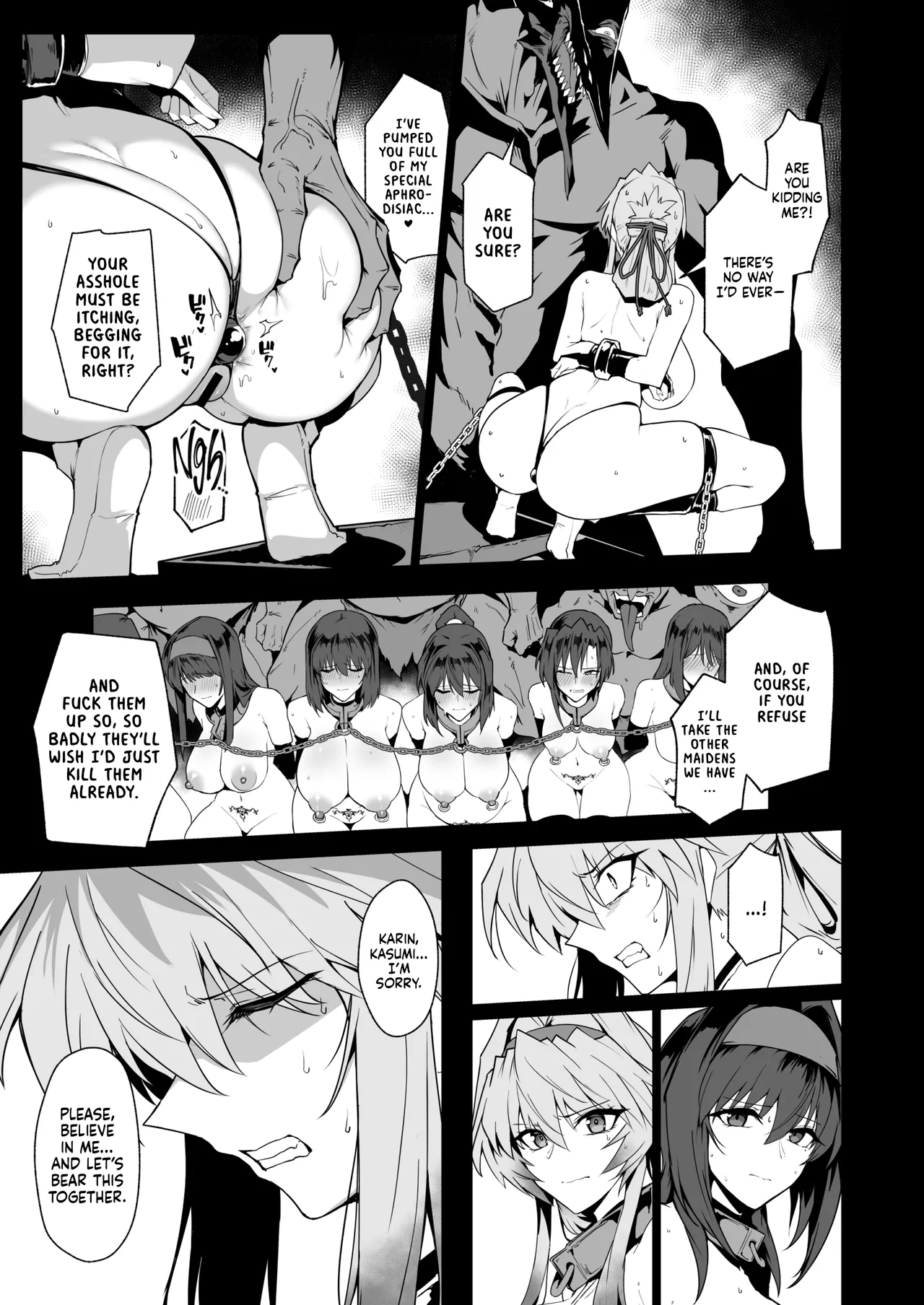 Hama no Miko Ingoku ni Otsu 3 | Exorcist Maidens 3: The Fall to Lustful Hell – Chapter 1 – page 40