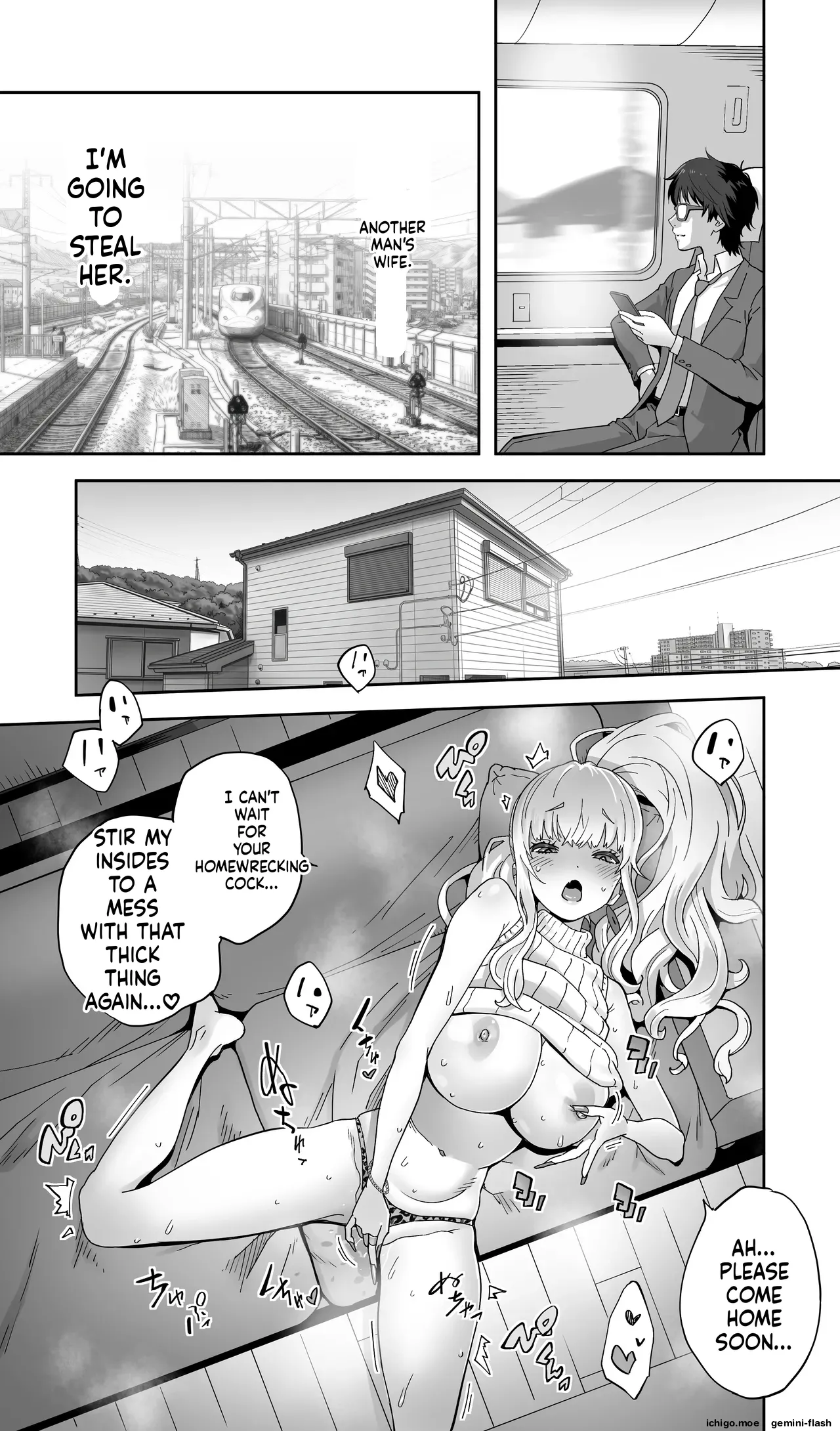 Jimoto no Doukyuusei Gal ga Hitozuma ni nattete Nama Tanetsuke Saserareteru. – Chapter 1 – page 69