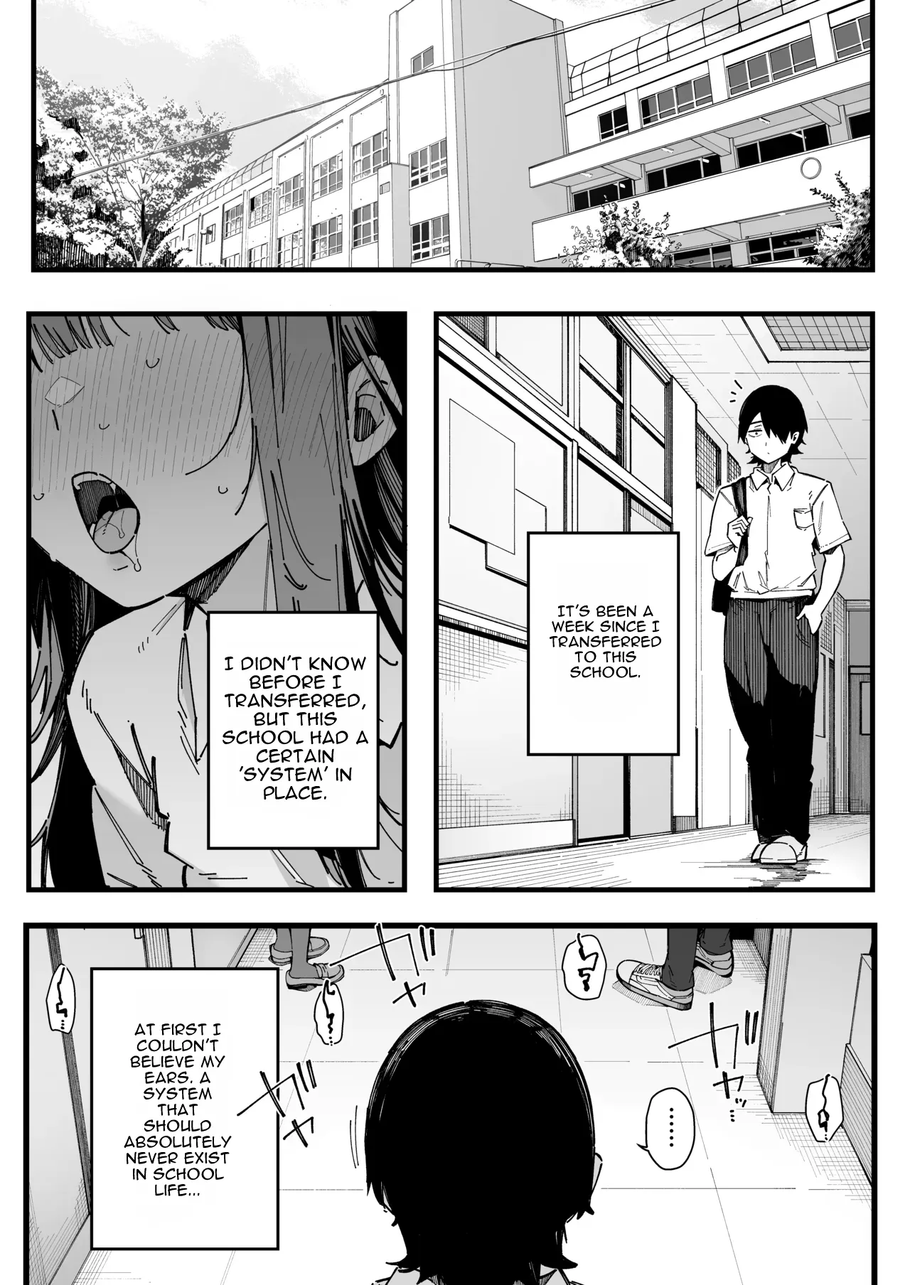 Tenkou Saki no Gakkou de Joshi Seito no Seiyoku o Kaishou suru Kakari ni Natta Hanashi. | The Story of How I Became in Charge of Relieving the Schoolgirls’ Lust at My New School — preview page 2