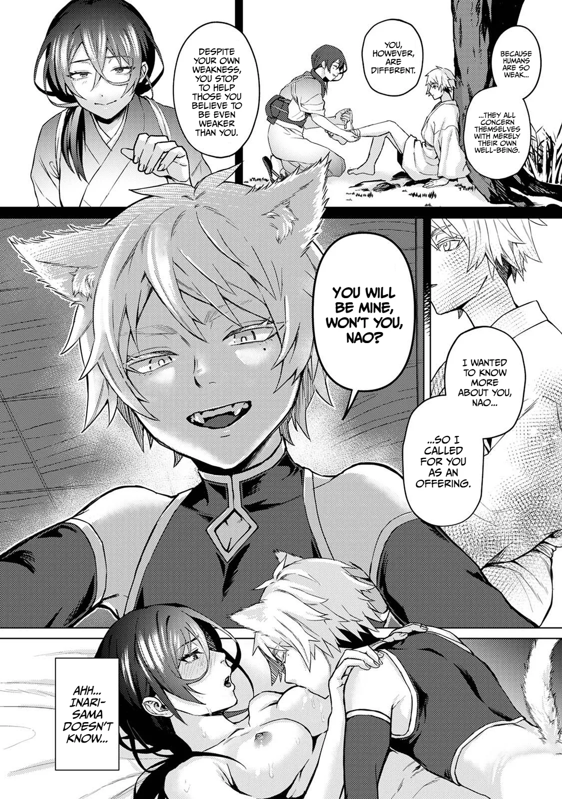 The Fox God Who Knows Not of Love | Kitsune Kami-sama wa Ai o Shiranai — preview page 18
