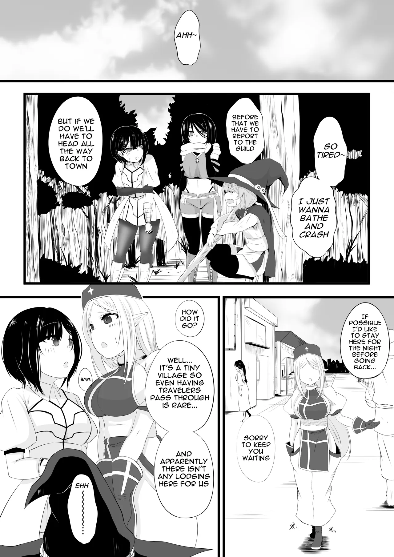 Boukensha Party ga Succubus Otosareru | An Adventurer Party is Corrupted by a Succubus — preview page 2