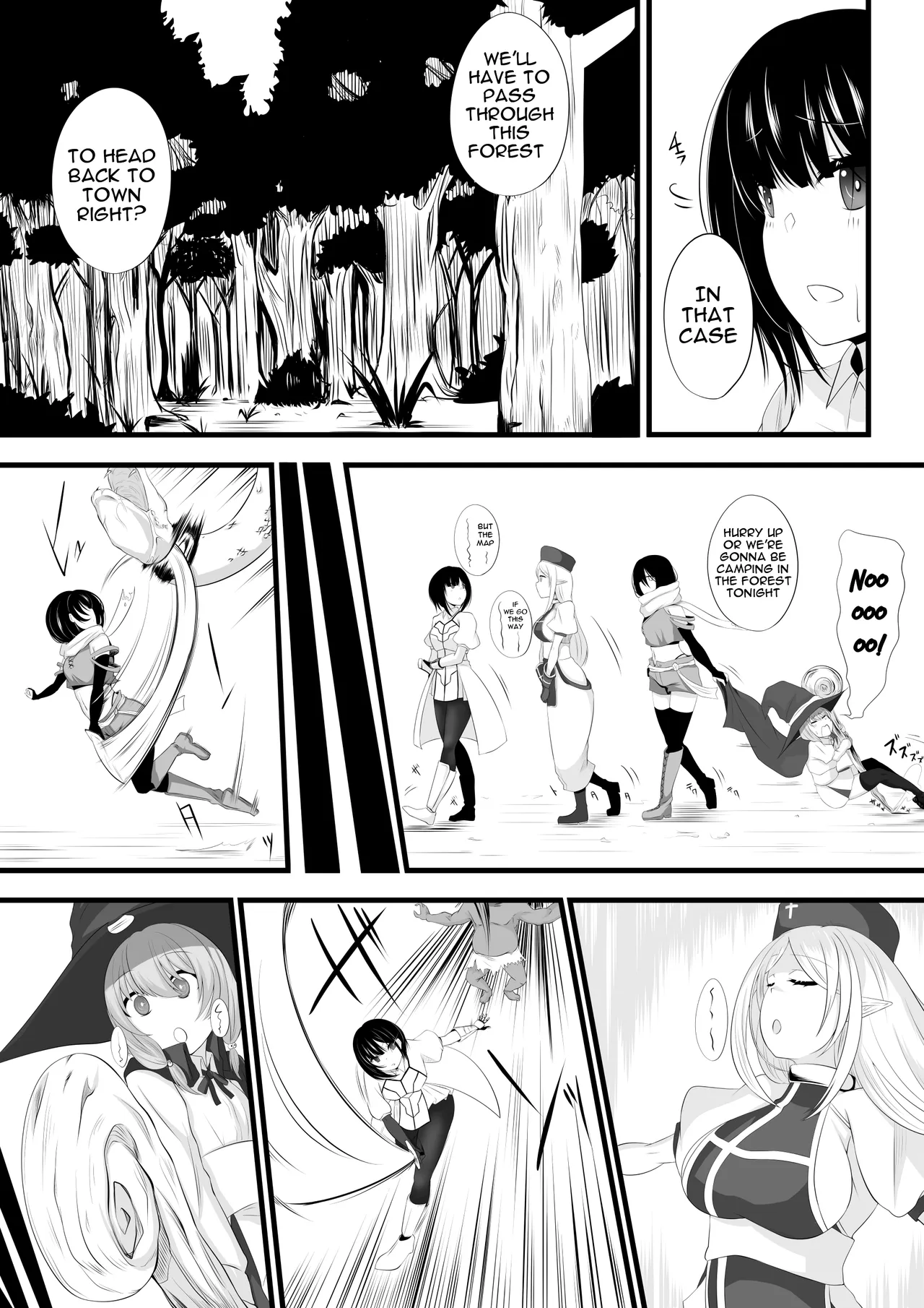 Boukensha Party ga Succubus Otosareru | An Adventurer Party is Corrupted by a Succubus — preview page 3