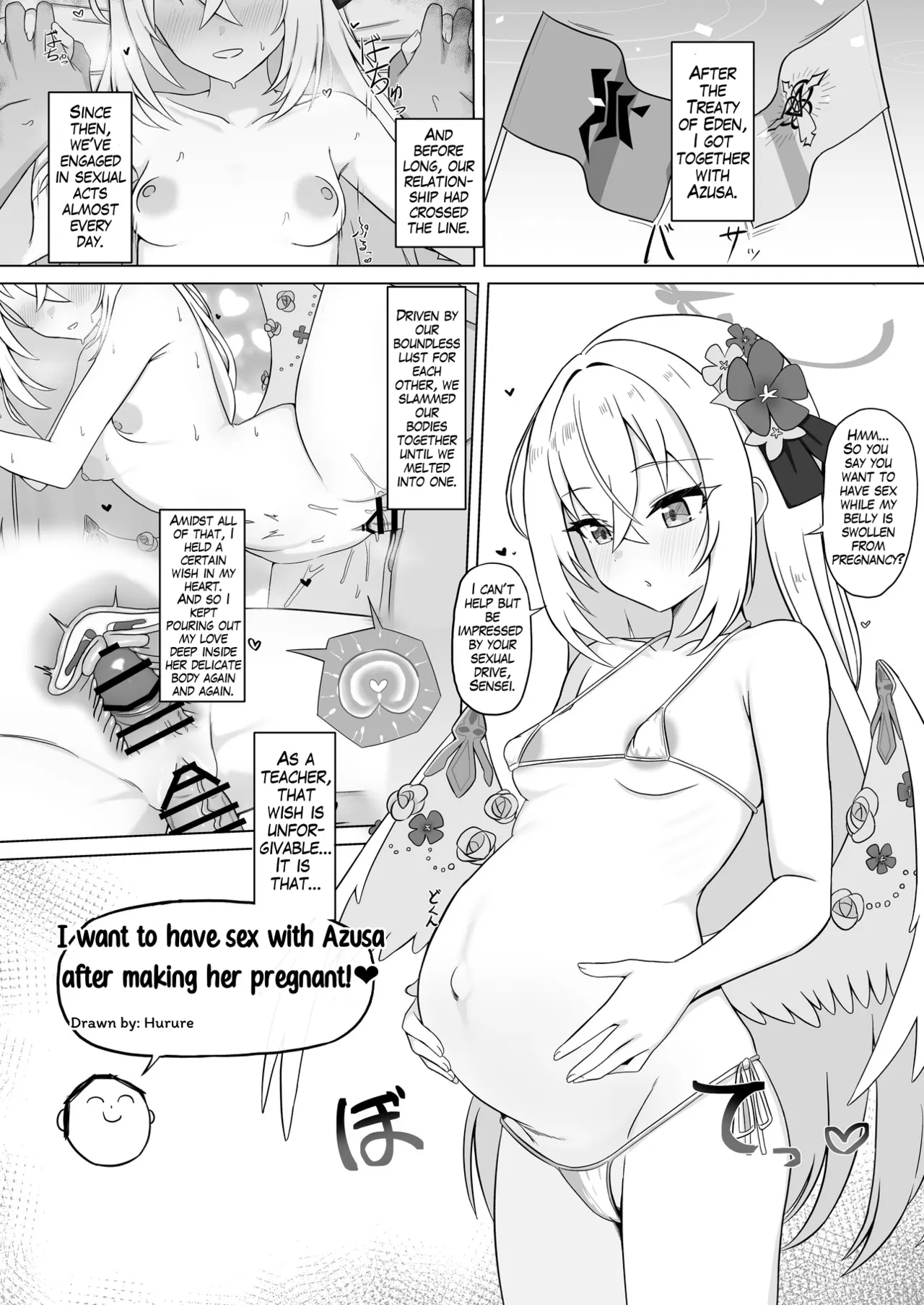 BlueArch U149 Haramase Goudou 2nd ~Ura Petit Archive 2nd~ — preview page 9