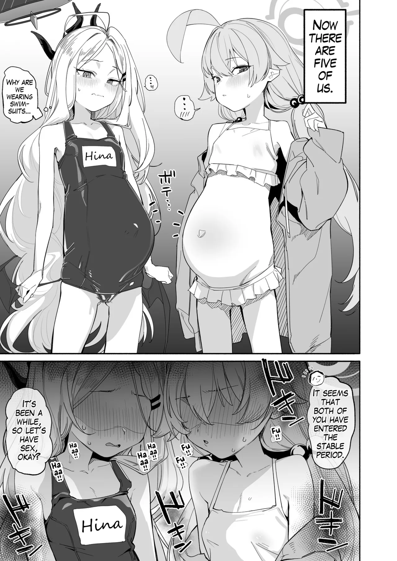 BlueArch U149 Haramase Goudou 2nd ~Ura Petit Archive 2nd~ – Chapter 1 – page 164