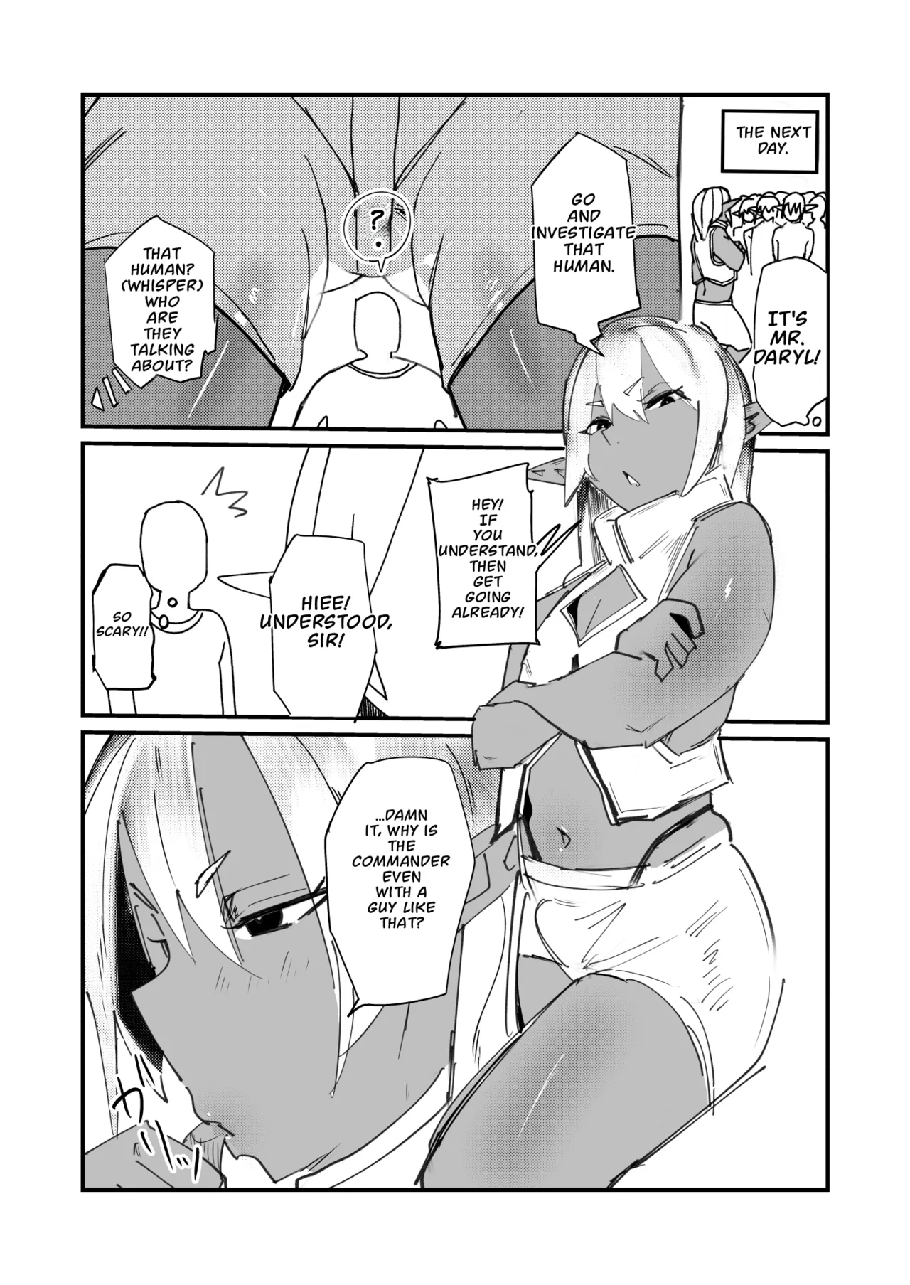 Tensei Shitara Dosukebe Osu Elf ga Erosugite Homo ni Naru Hanashi – Chapter 1 – page 21