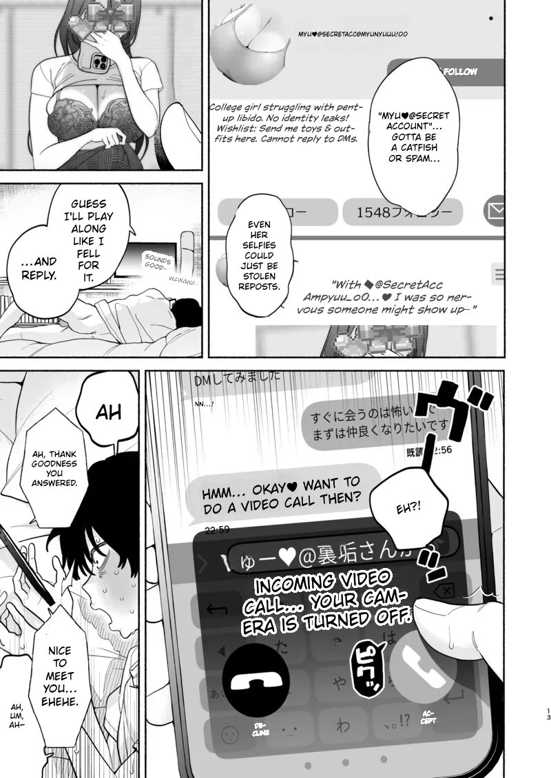 Nagachichi Uraaka Joshi Senpai ni Taberareru – Getting Devoured by a Busty NSFW Alt-Account Senpai Girl — preview page 12