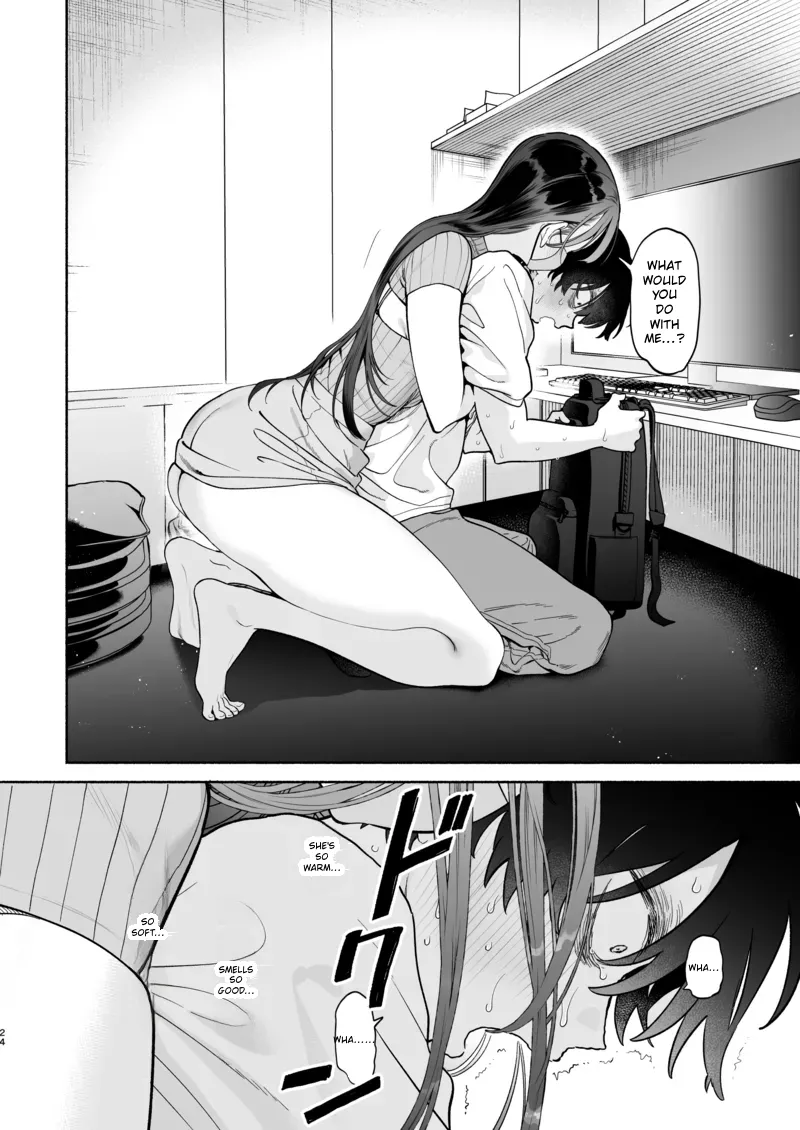 Nagachichi Uraaka Joshi Senpai ni Taberareru – Getting Devoured by a Busty NSFW Alt-Account Senpai Girl – Chapter 1 – page 23