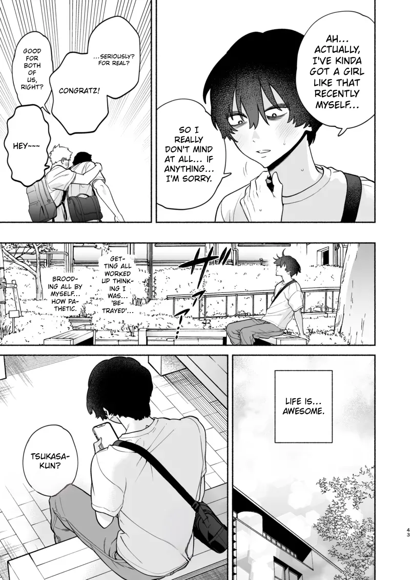 Nagachichi Uraaka Joshi Senpai ni Taberareru – Getting Devoured by a Busty NSFW Alt-Account Senpai Girl – Chapter 1 – page 42
