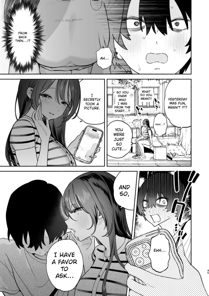 Nagachichi Uraaka Joshi Senpai ni Taberareru – Getting Devoured by a Busty NSFW Alt-Account Senpai Girl – Chapter 1 – page 44