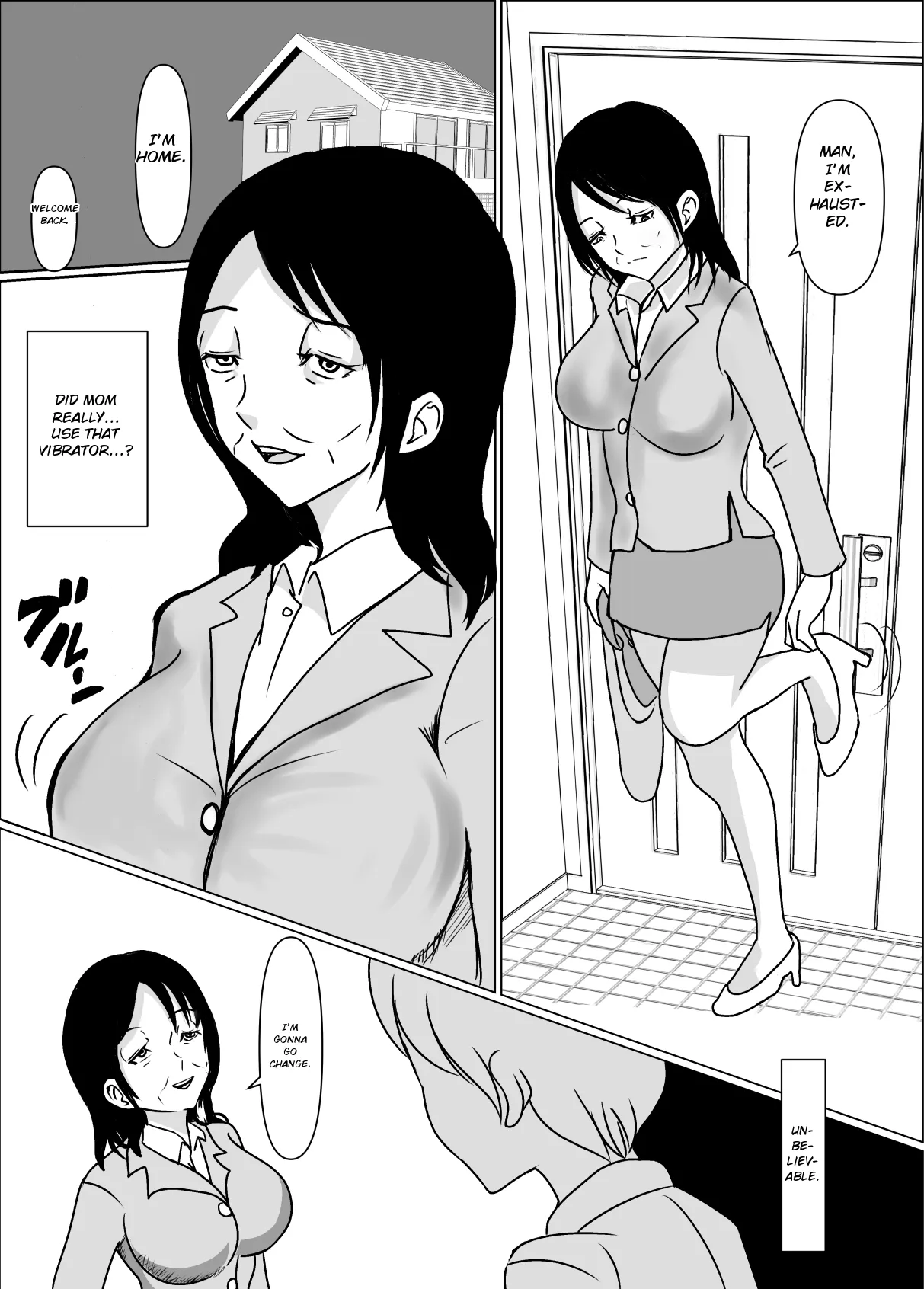 Okaa-san no Chitsu ga Keiren Shite Penis ga Nukenai node Naka ni Dashita Hanashi — preview page 7
