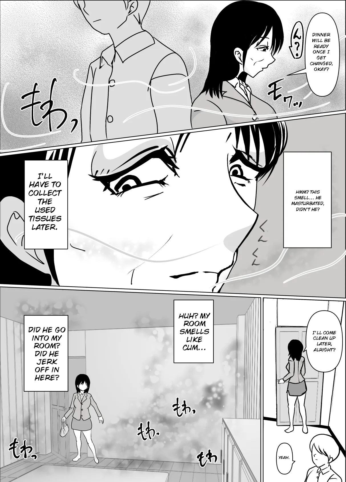 Okaa-san no Chitsu ga Keiren Shite Penis ga Nukenai node Naka ni Dashita Hanashi — preview page 8
