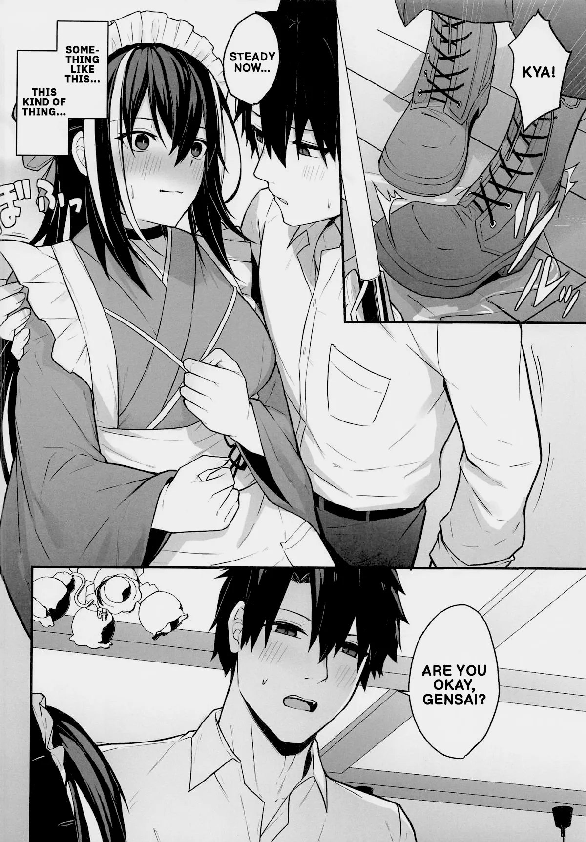 Gensai-chan to Love Love Kissaten Keiei | Running a Sweet, Lovey-Dovey Coffee Shop Side-by-Side with Gensai — preview page 3
