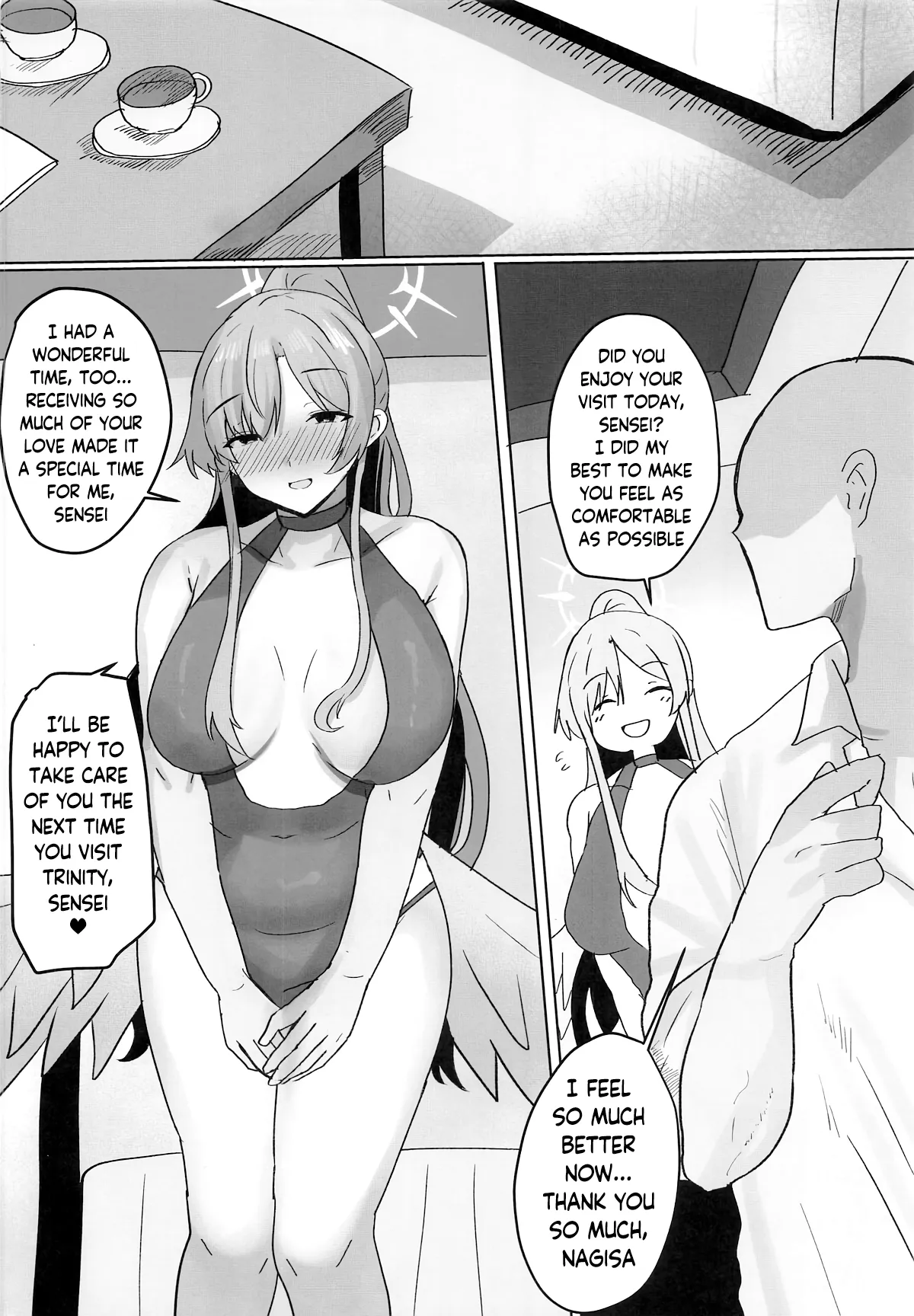 Trinity Shanikusai “Chou” Koukyuu Soapland ~Sensei Dake no Royal Gohoushi~ | Trinity Carnival “Super” High-End Soapland ~A Royal Service Just For Sensei~ – Chapter 1 – page 43