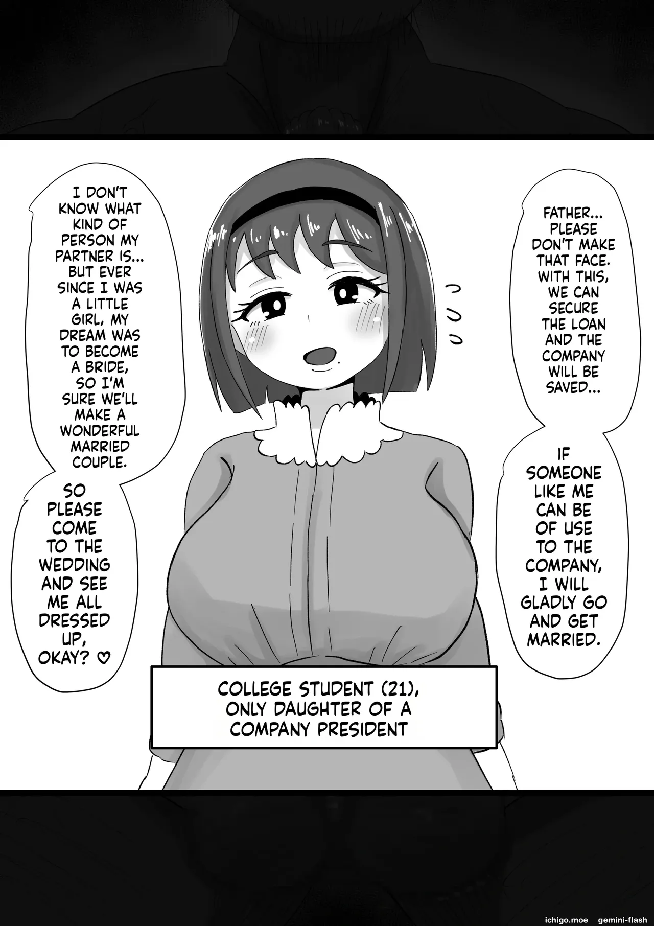 Sokuochi 2-koma Daruma-ka CG Shuu – Josei ga Sugu ni Daruma ni Sareru Chou Danson Johi Shakai — preview page 2