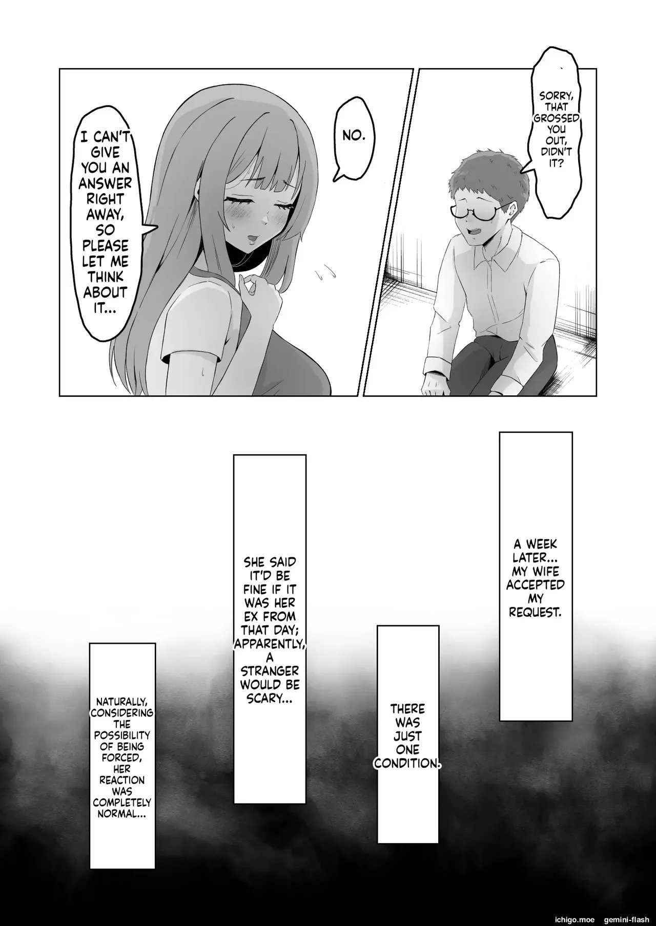 Moto Kare ni Tsuma o Kashitara Do-M ni Natte Kaettekita — preview page 9