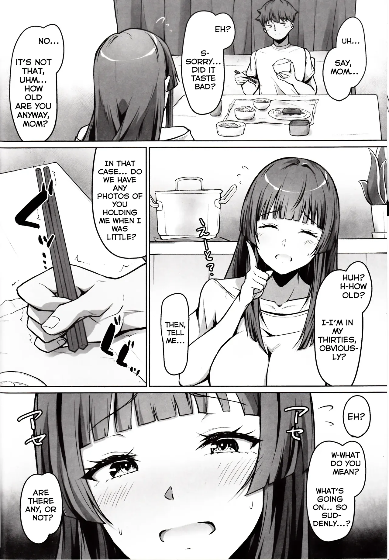 Ore no Kaa-san wa Jiko Kouteikan ga Hikui. | My mom has low self-esteem. — preview page 5