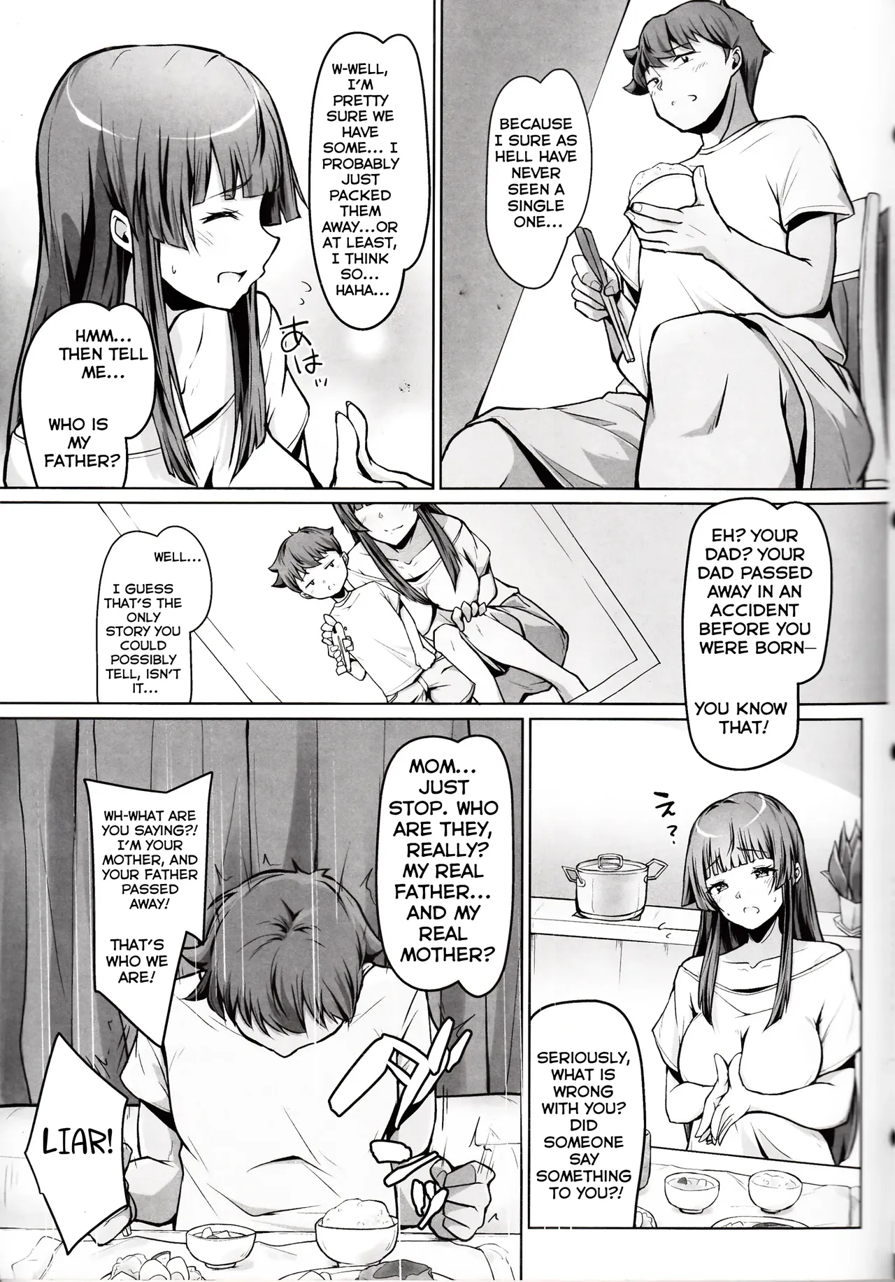 Ore no Kaa-san wa Jiko Kouteikan ga Hikui. | My mom has low self-esteem. — preview page 6