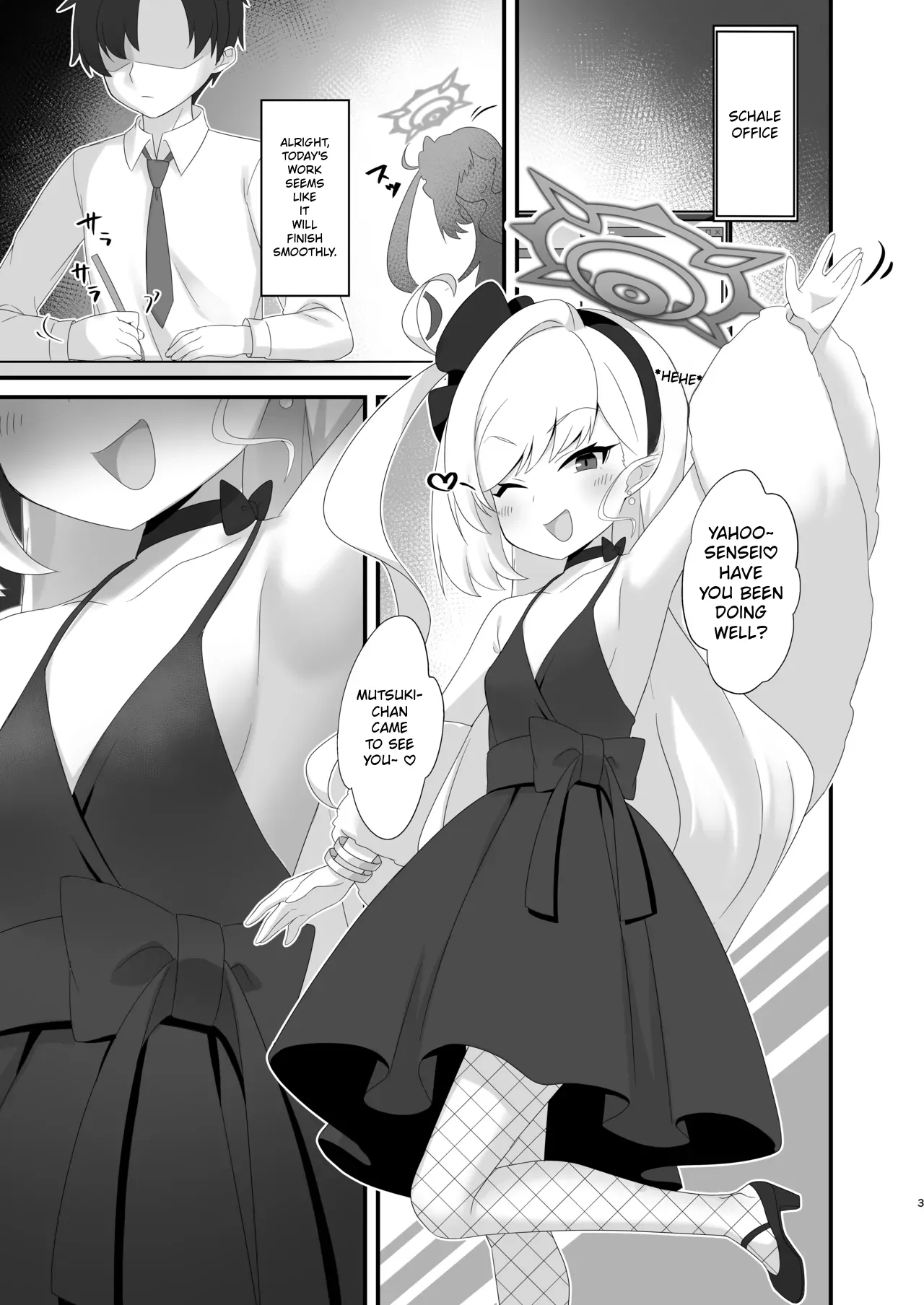 Mutsuki-chan wa Sensei de Asobu no ga Daisuki | Mutsuki-chan loves playing with Sensei — preview page 3