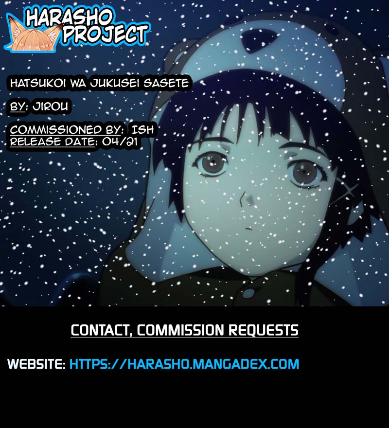 Hatsukoi wa Jukusei Sasete – Chapter 1 – page 25