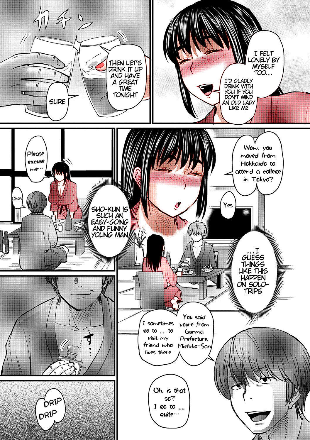 Okaa-san no Hitoritabi | Mom’s Solo Trip 50% Colored — preview page 7