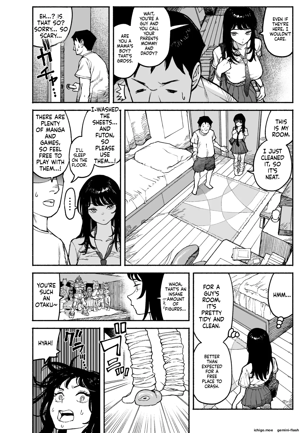 Gyaru ga Tomari ni Kita node Nakadashi Hachi Sasete Moratta Hanashi. | A Gal Stayed Over, So I Got to Cum Inside Her. — preview page 8