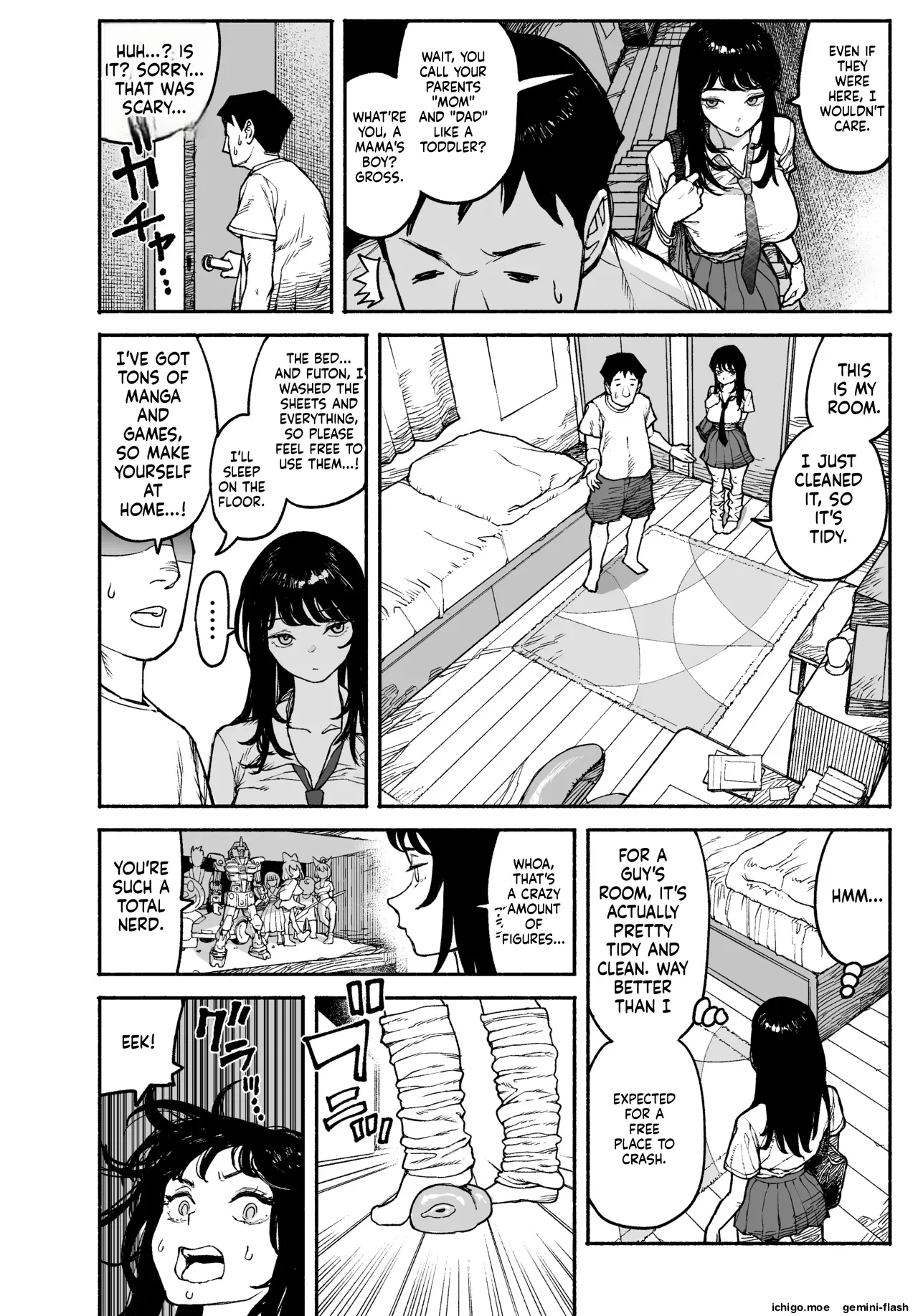 Gyaru ga Tomari ni Kita node Nakadashi Hachi Sasete Moratta Hanashi. | A Gal Stayed Over, So I Got to Cum Inside Her. – Chapter 1 – page 56