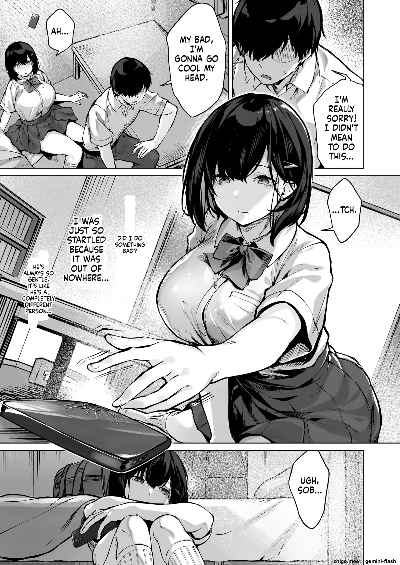Koibito no Renshuu. ~Ore no Ani ni Netorareru Seijun Kanojo~ – Playing lovers | Lover Practice ~My Pure Girlfriend Is Stolen by My Big Brother~ — preview page 5