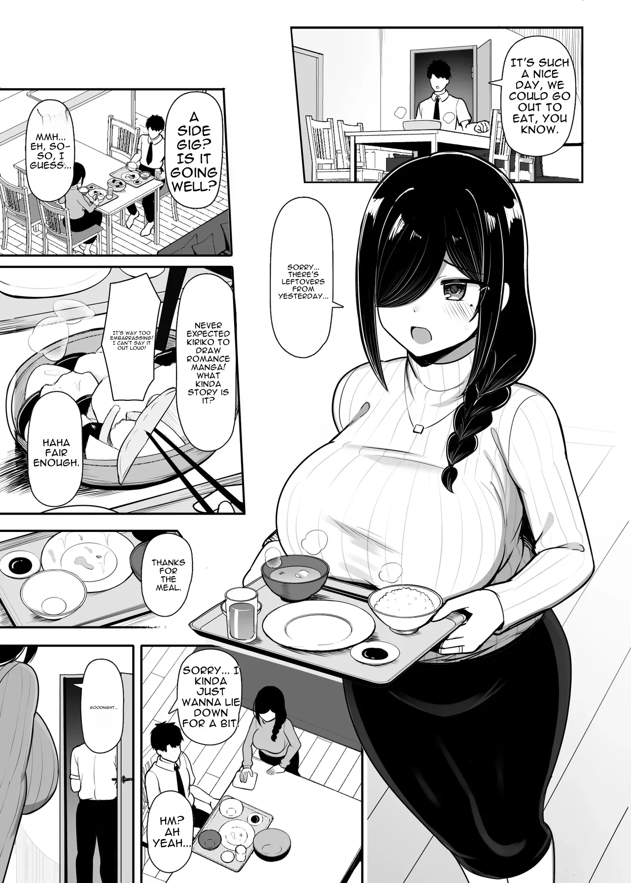 Otonari Mama wa Doujin Sakka -Seiyoku Tsuyosugi Araara Mama wa Mainichi Boku o Osotte Genkou no Neta ni Suru- — preview page 6