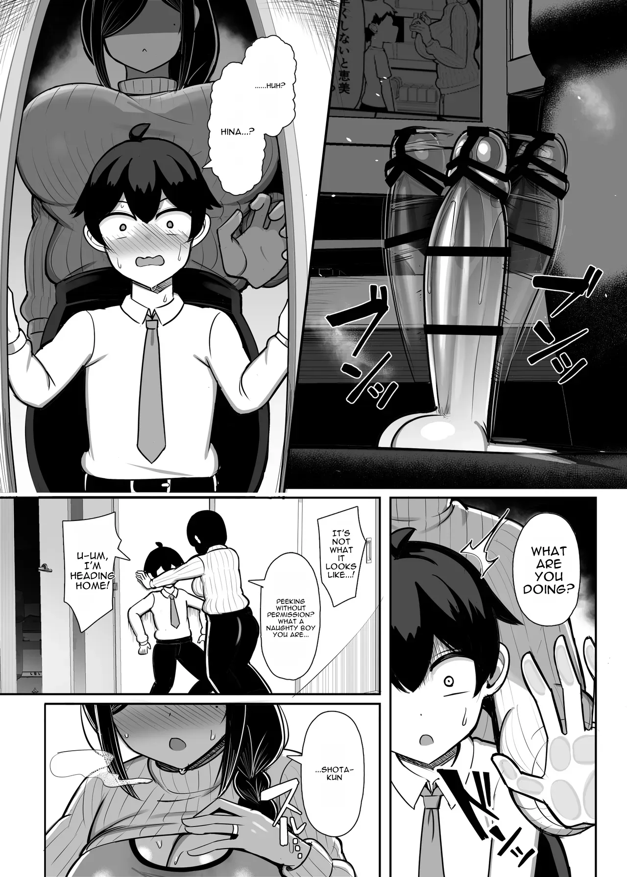 Otonari Mama wa Doujin Sakka -Seiyoku Tsuyosugi Araara Mama wa Mainichi Boku o Osotte Genkou no Neta ni Suru- — preview page 13